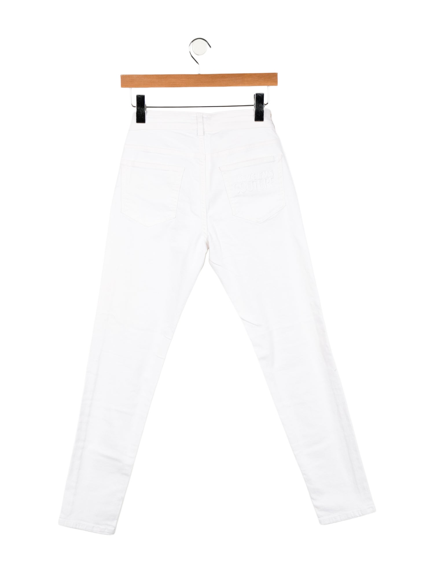 Versace Jeans Couture Mid-Rise Straight Leg Jeans