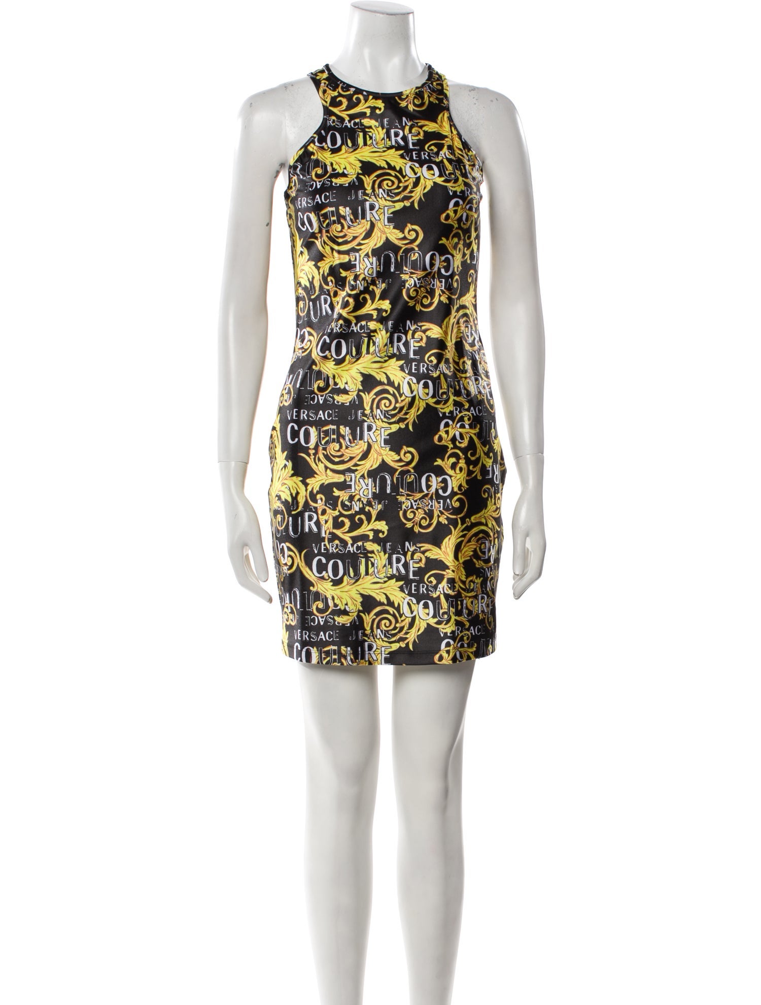Versace Jeans Couture Printed Mini Dress w/ Tags