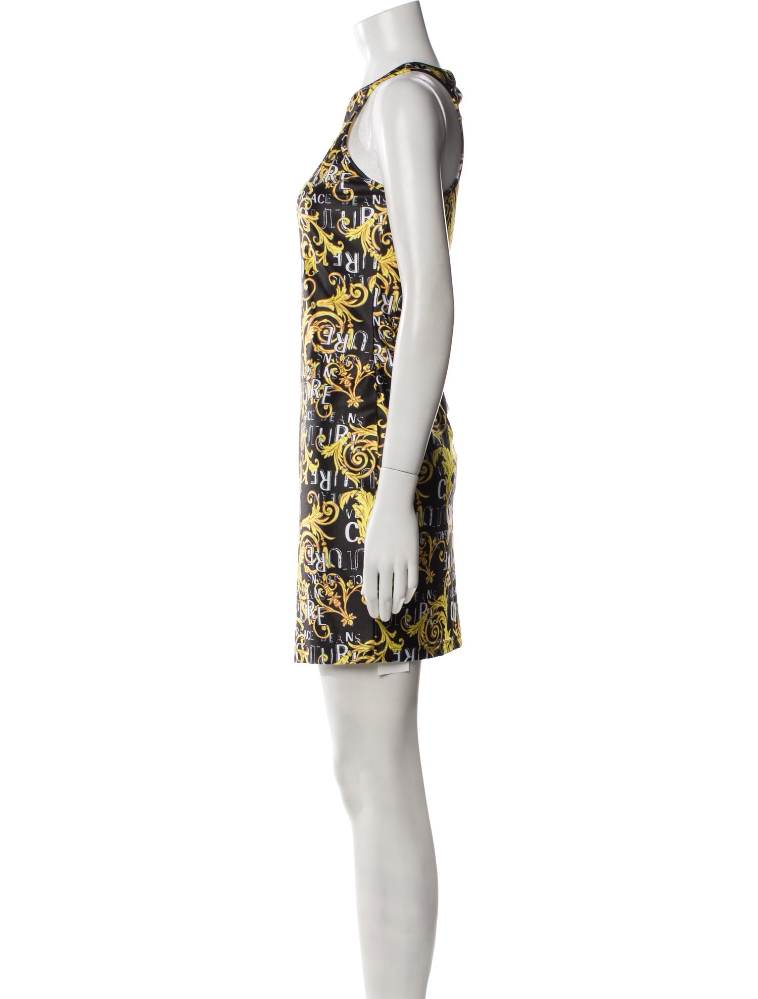 Versace Jeans Couture Printed Mini Dress w/ Tags
