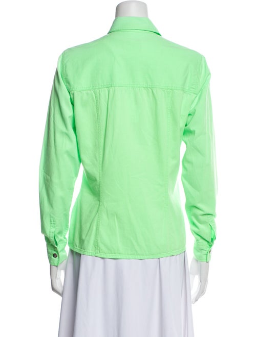 Versace Jeans Couture Long Sleeve Button-Up Top