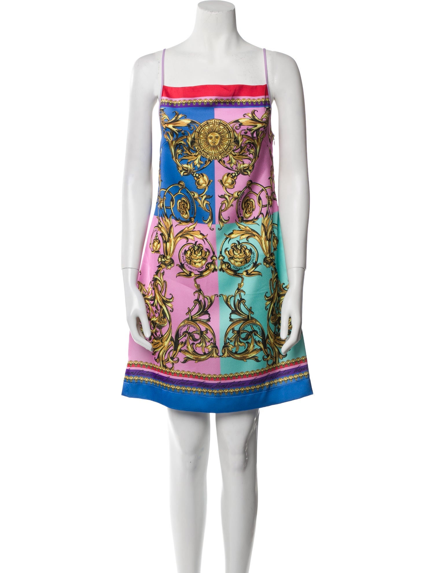 Versace Jeans Couture Printed Mini Dress