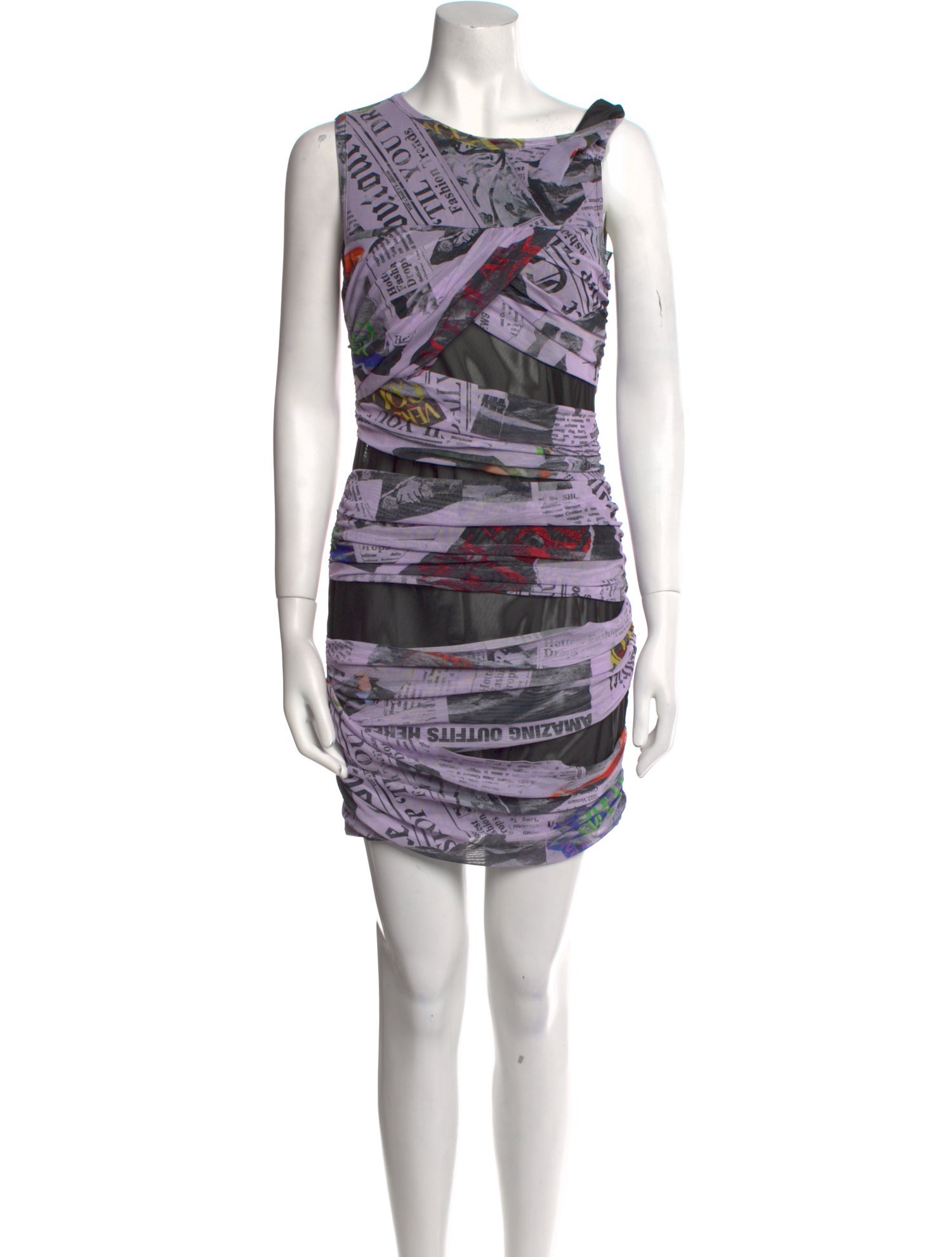 Versace Jeans Couture Printed Mini Dress