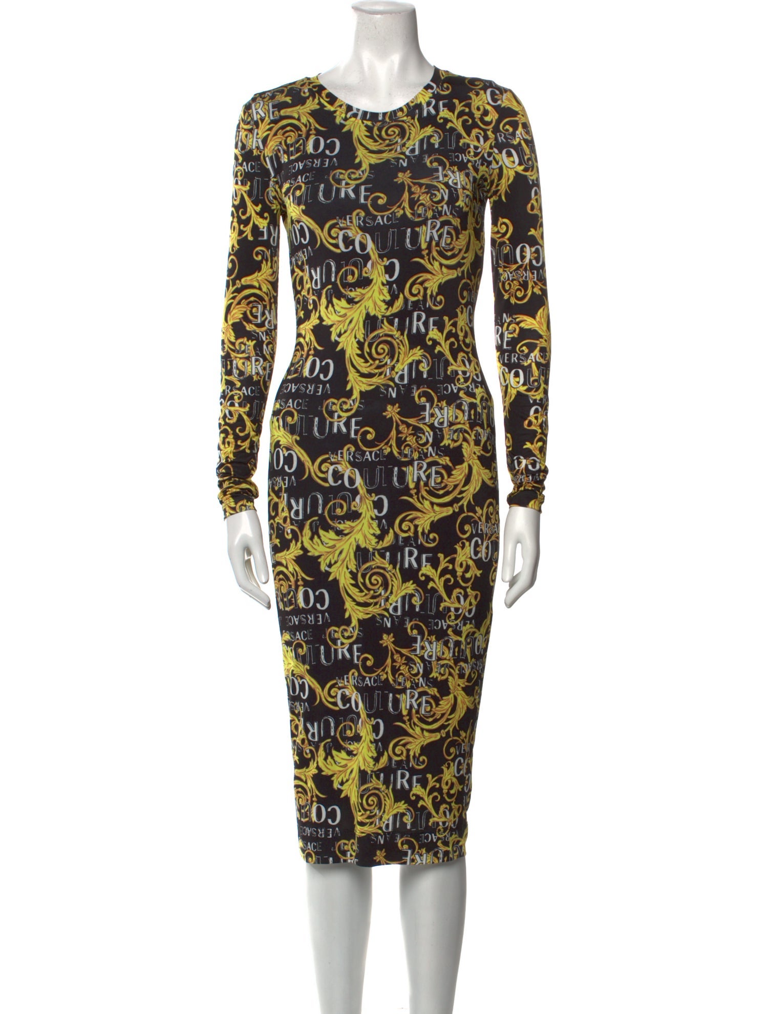 Versace Jeans Couture Printed Knee-Length Dress