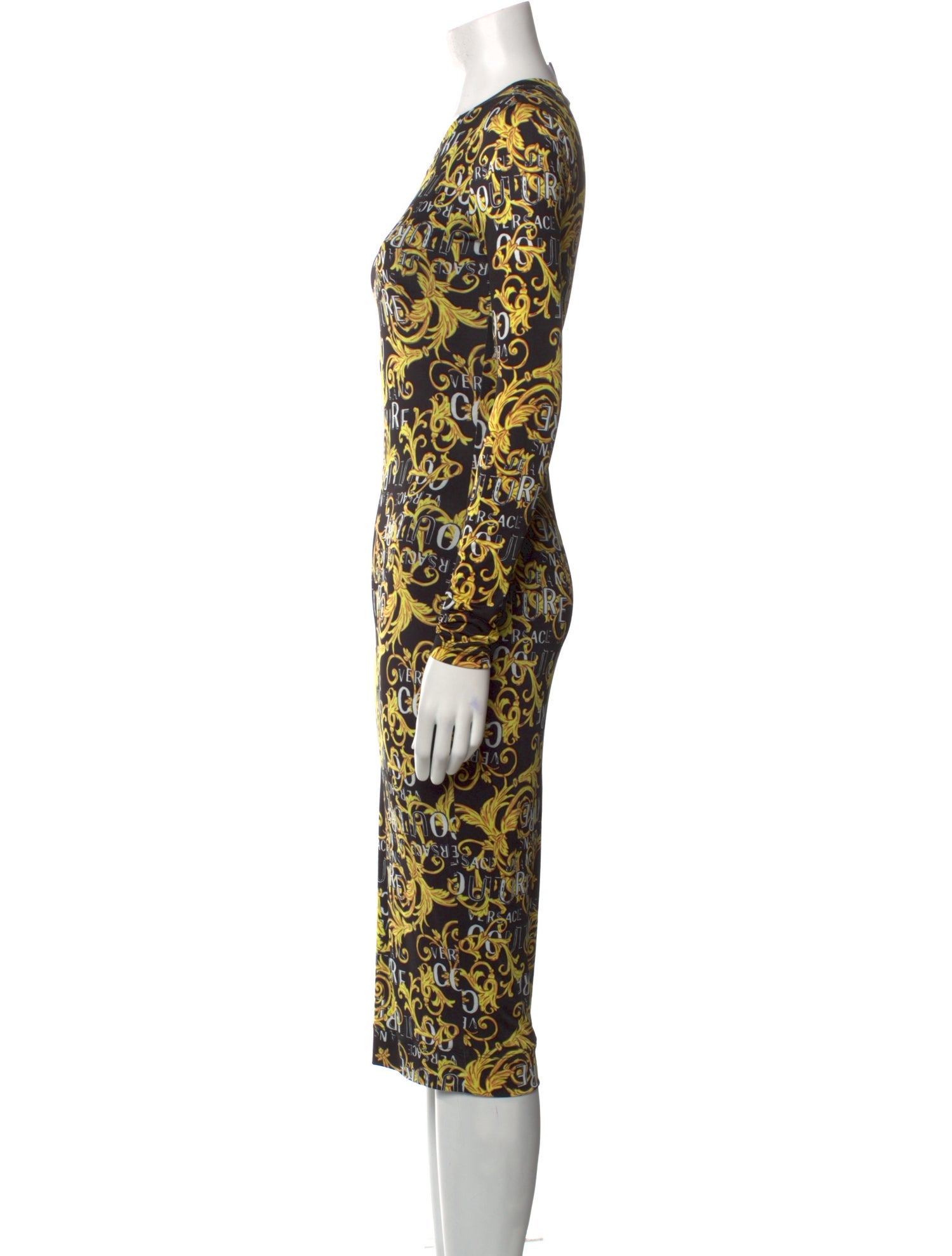 Versace Jeans Couture Printed Knee-Length Dress