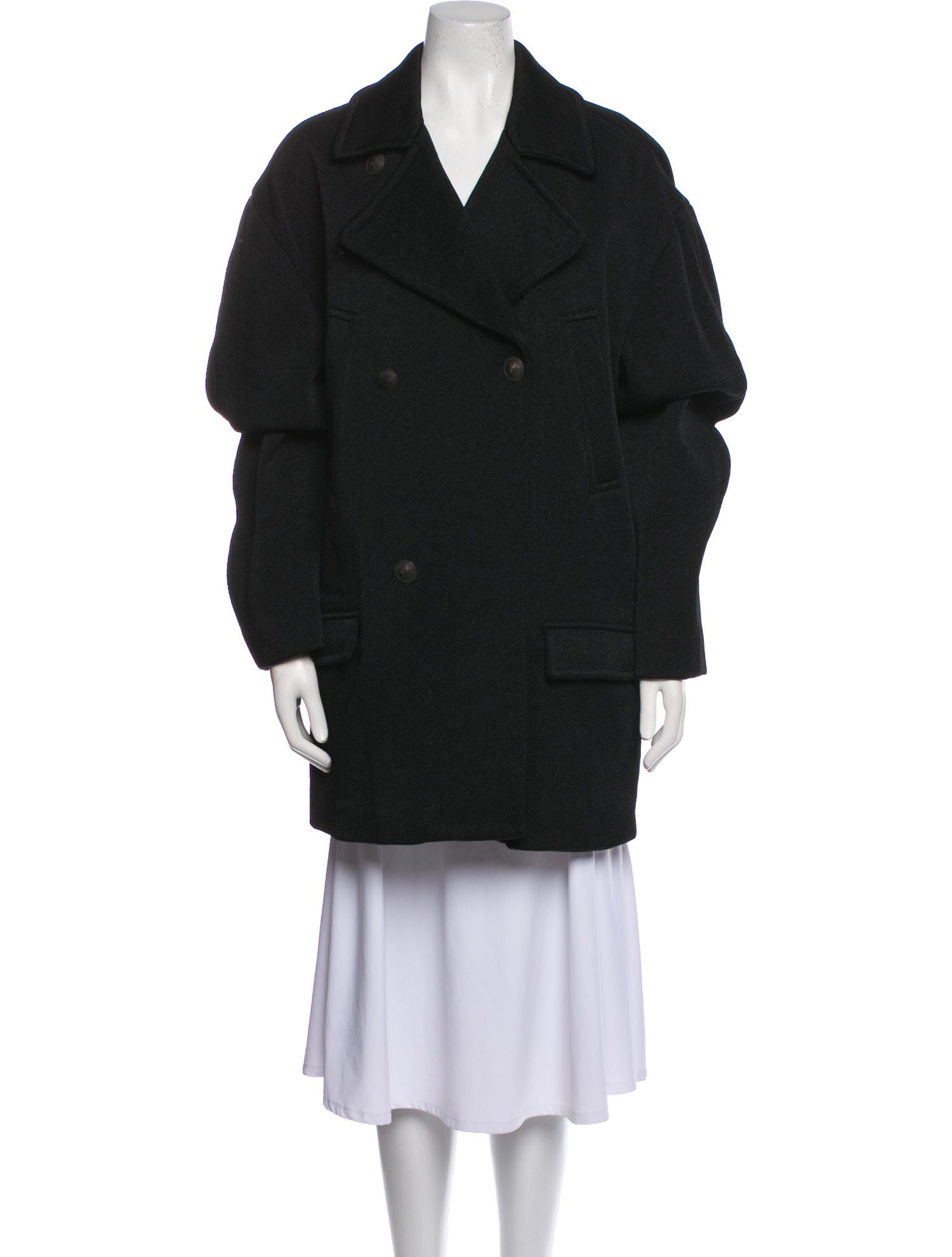 Versace Jeans Couture Vintage Late 1990's - Early 2000's Peacoat