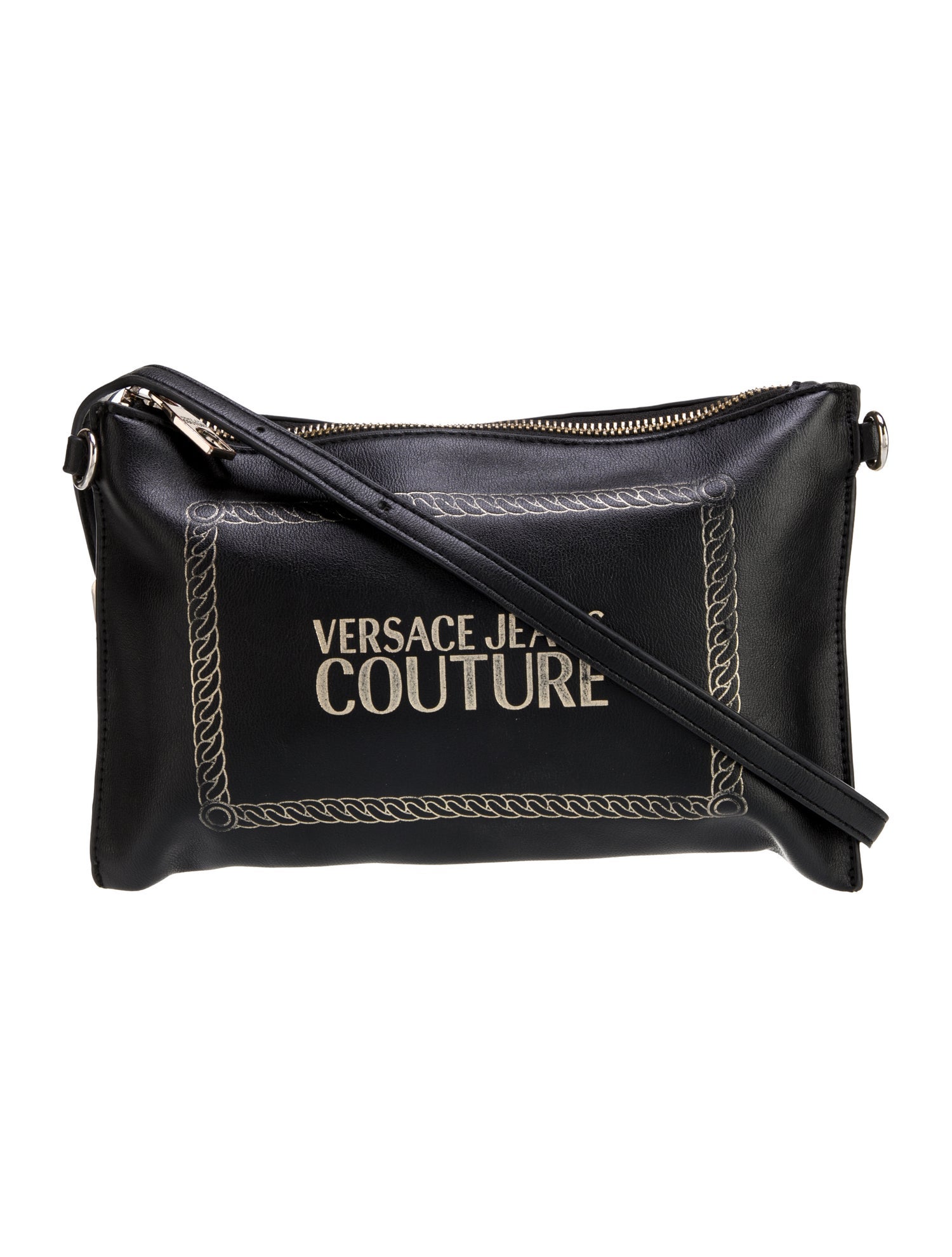 Versace Jeans Couture Leather Messenger Bag