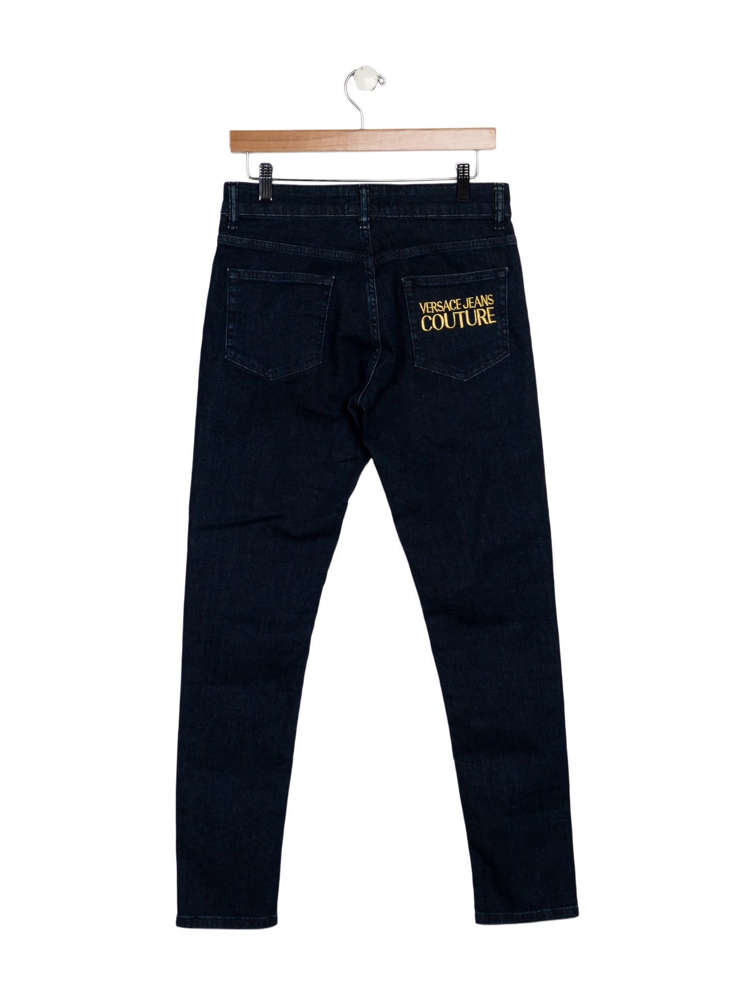 Versace Jeans Couture Mid-Rise Straight Leg Jeans w/ Tags