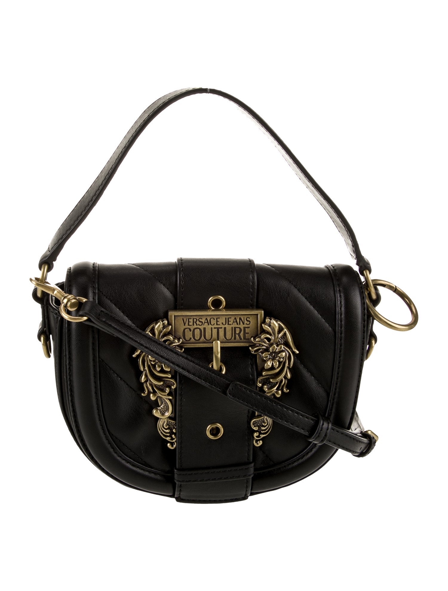 Versace Jeans Couture Leather Top Handle Bag