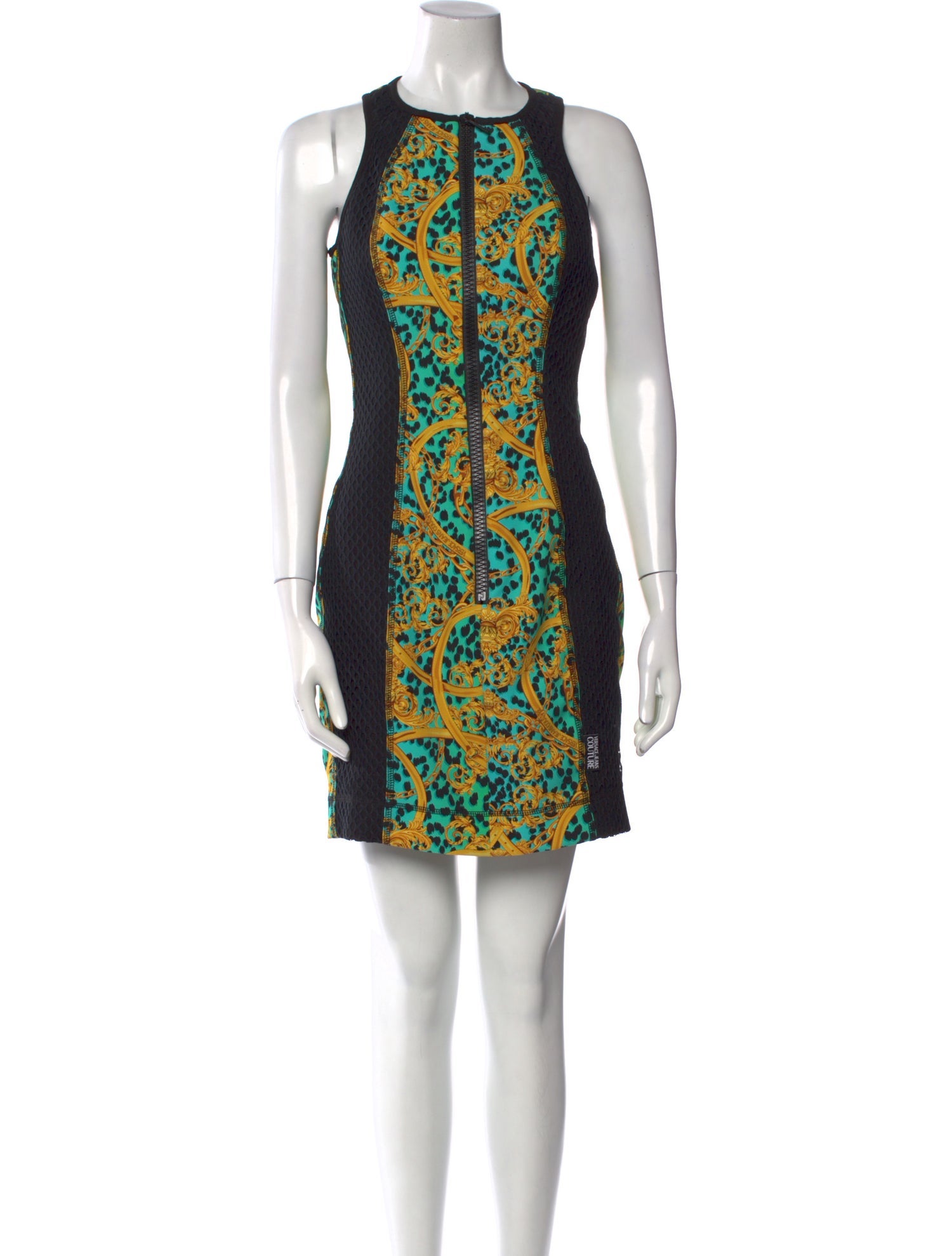 Versace Jeans Couture Printed Mini Dress