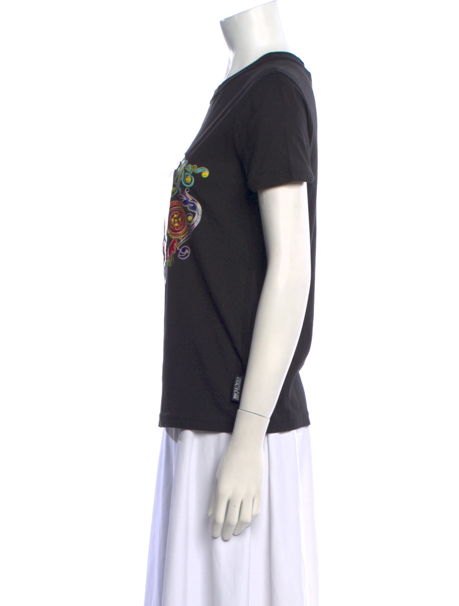 Versace Jeans Couture Graphic Print Crew Neck T-Shirt