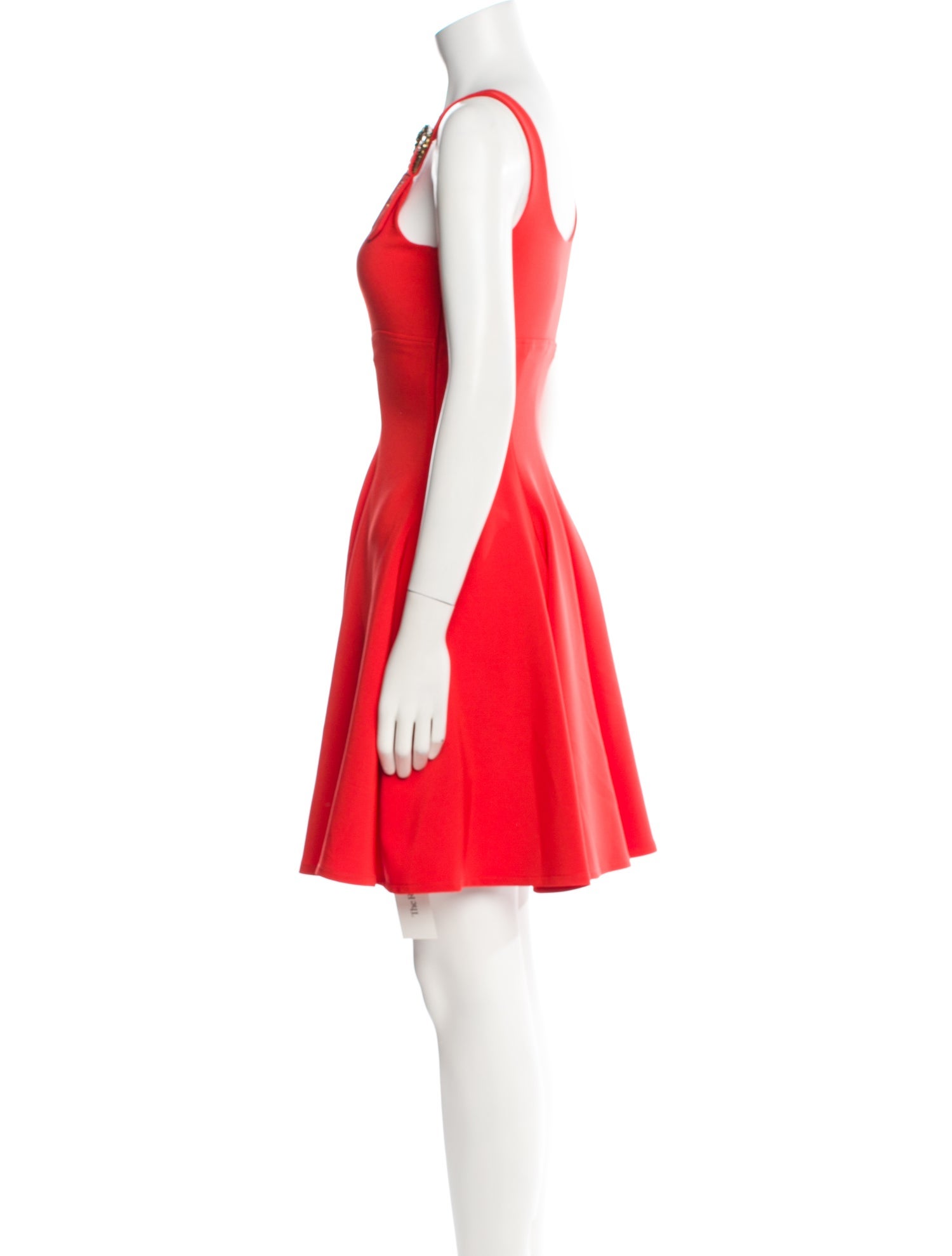 Versace Jeans Couture Square Neckline Mini Dress