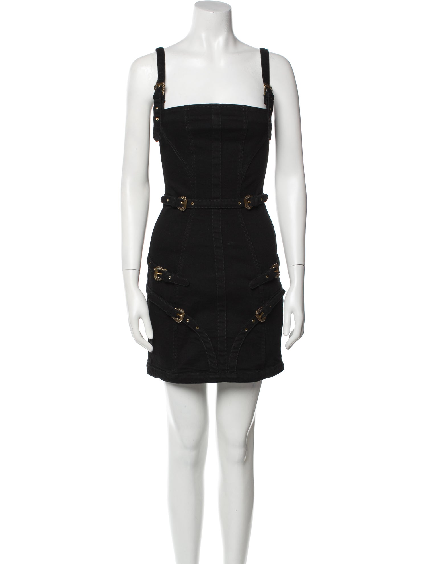 Versace Jeans Couture Square Neckline Mini Dress w/ Tags