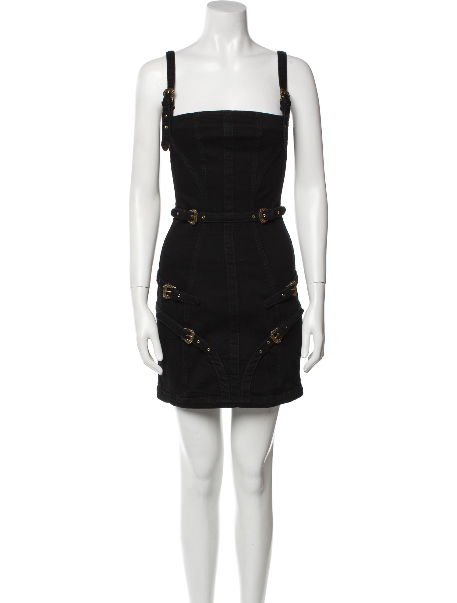 Versace Jeans Couture Square Neckline Mini Dress w/ Tags