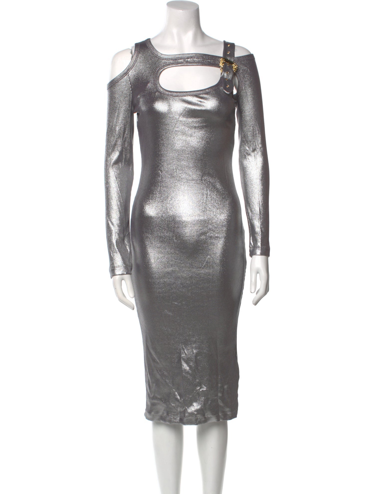 Versace Jeans Couture Asymmetrical Midi Length Dress w/ Tags