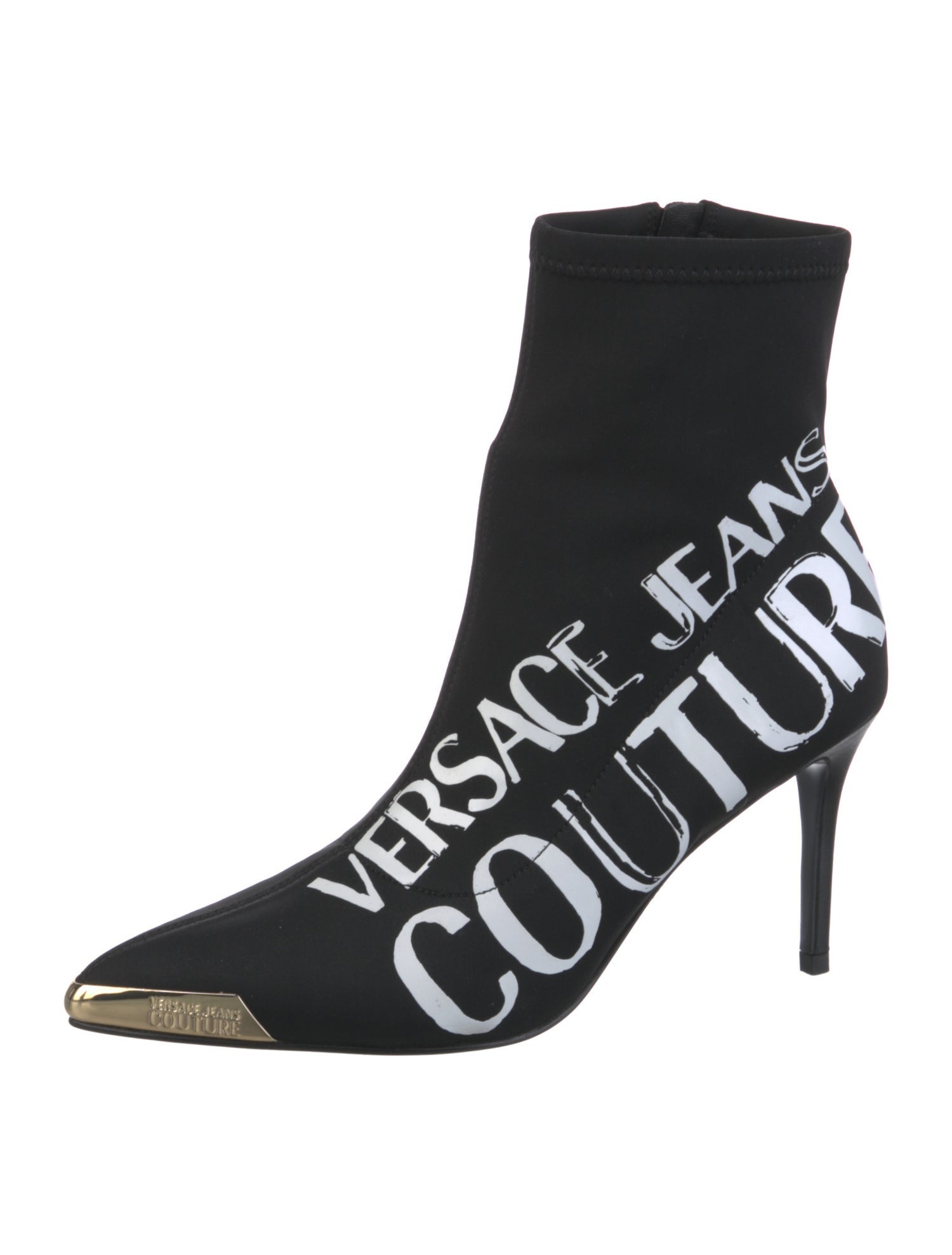 Versace Jeans Couture Neoprene Graphic Print Sock Boots