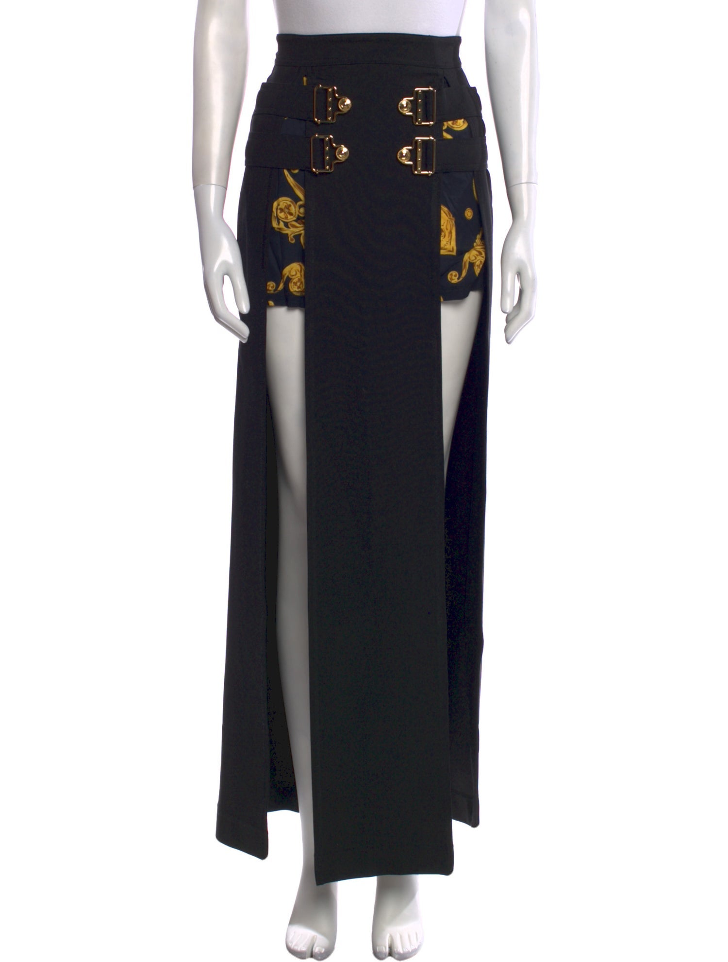 Versace Jeans Couture Virgin Wool Long Skirt w/ Tags