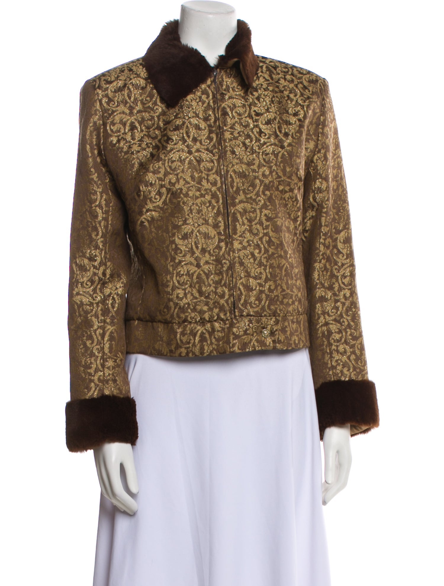 Versace Jeans Couture Vintage 2001 Fur Jacket