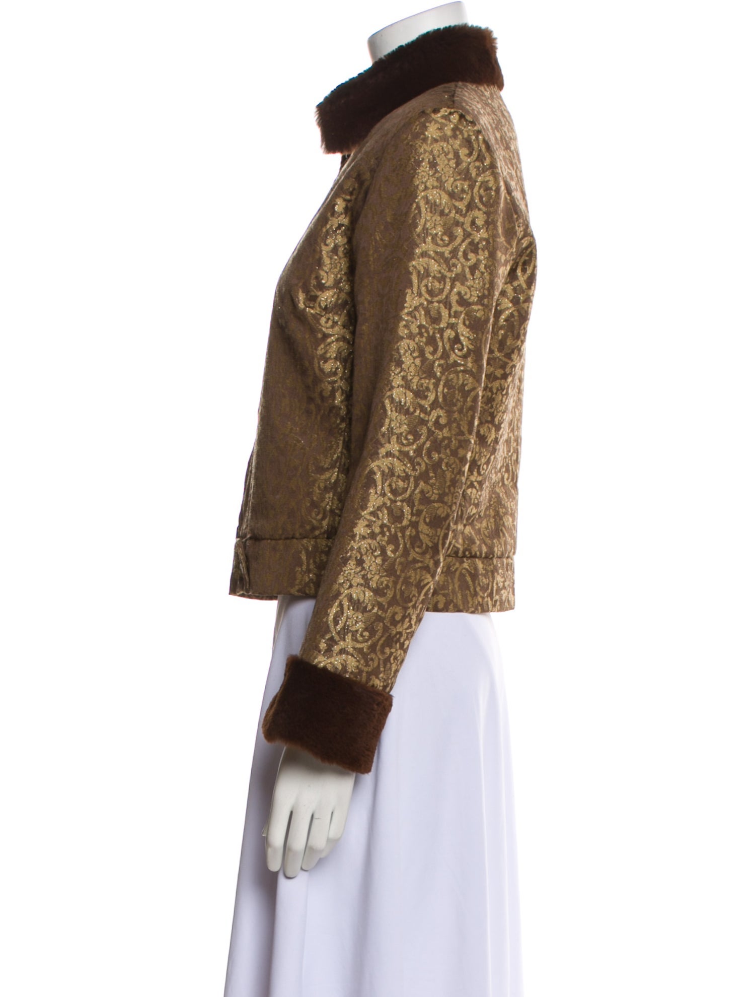 Versace Jeans Couture Vintage 2001 Fur Jacket