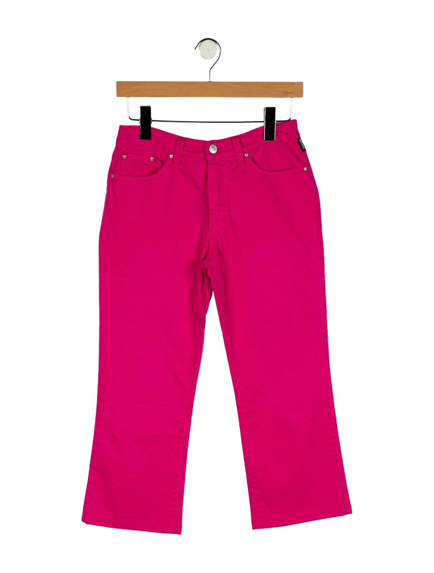 Versace Jeans Couture Low-Rise Straight Leg Jeans