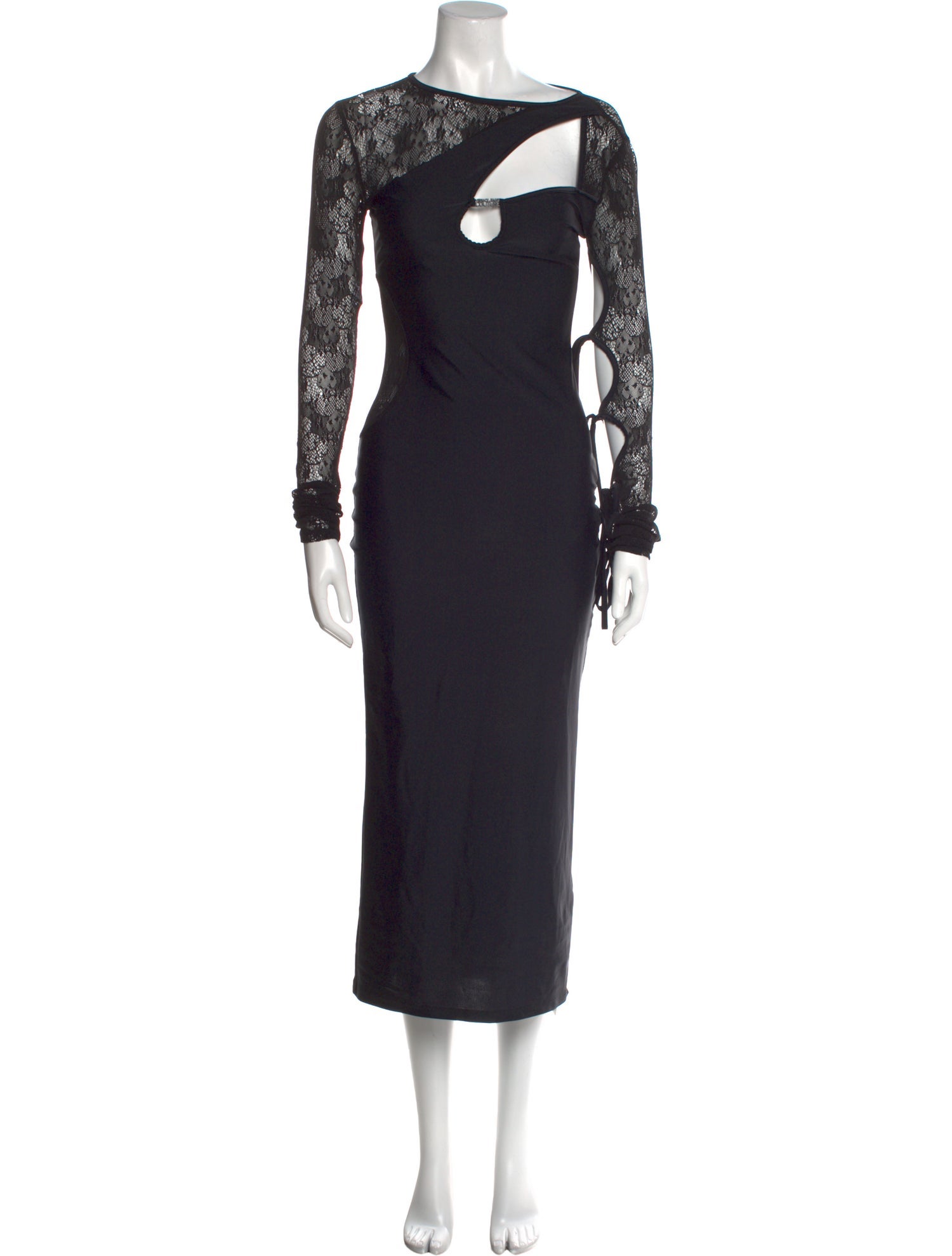 Versace Jeans Couture Bateau Neckline Long Dress