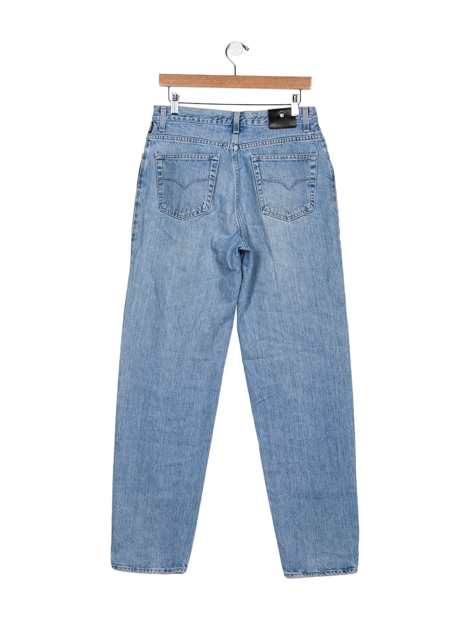 Versace Jeans Couture Mid-Rise Straight Leg Jeans