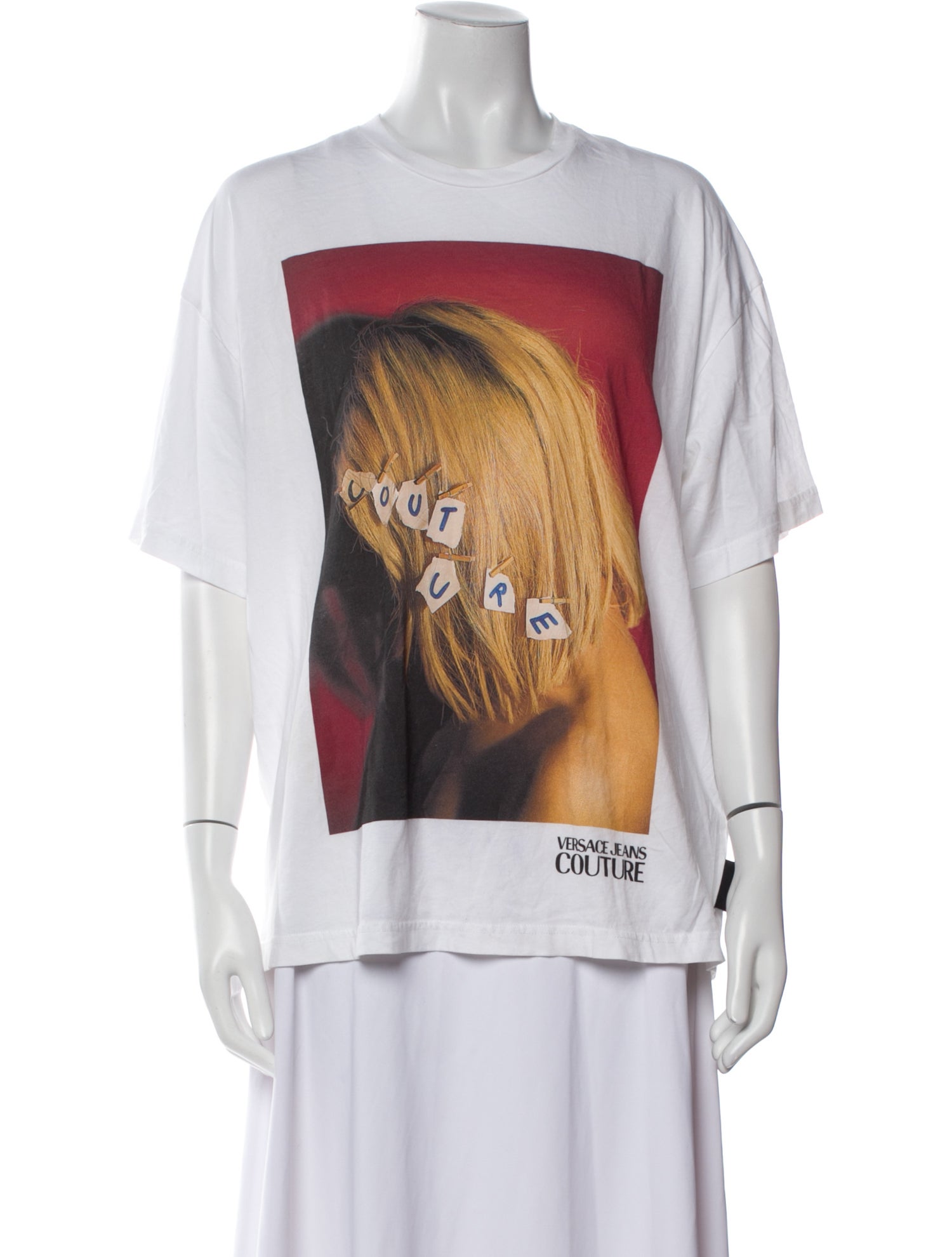Versace Jeans Couture Graphic Print Crew Neck T-Shirt