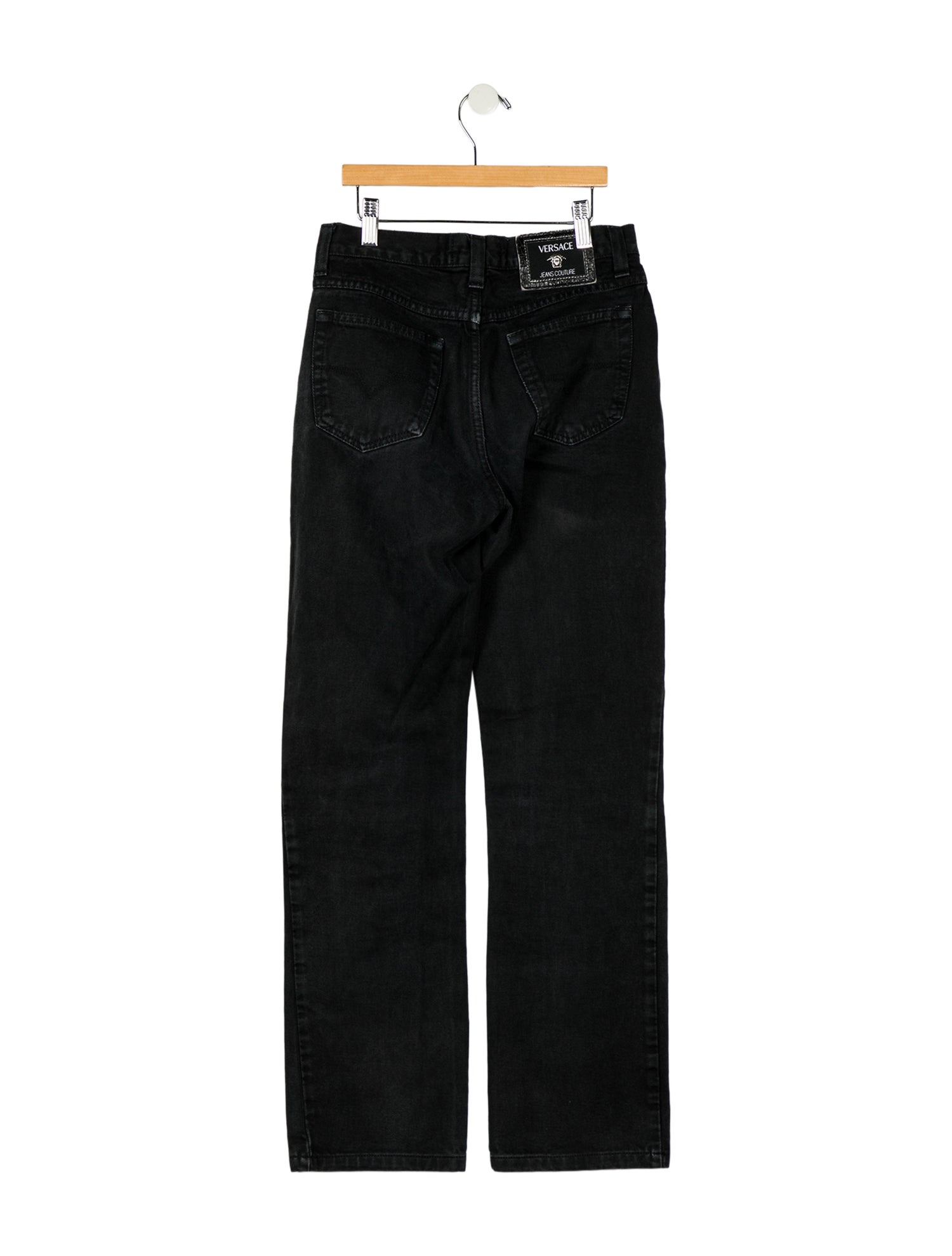 Versace Jeans Couture Low-Rise Straight Leg Jeans