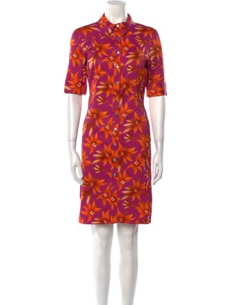 Versace Jeans Couture Printed Knee-Length Dress