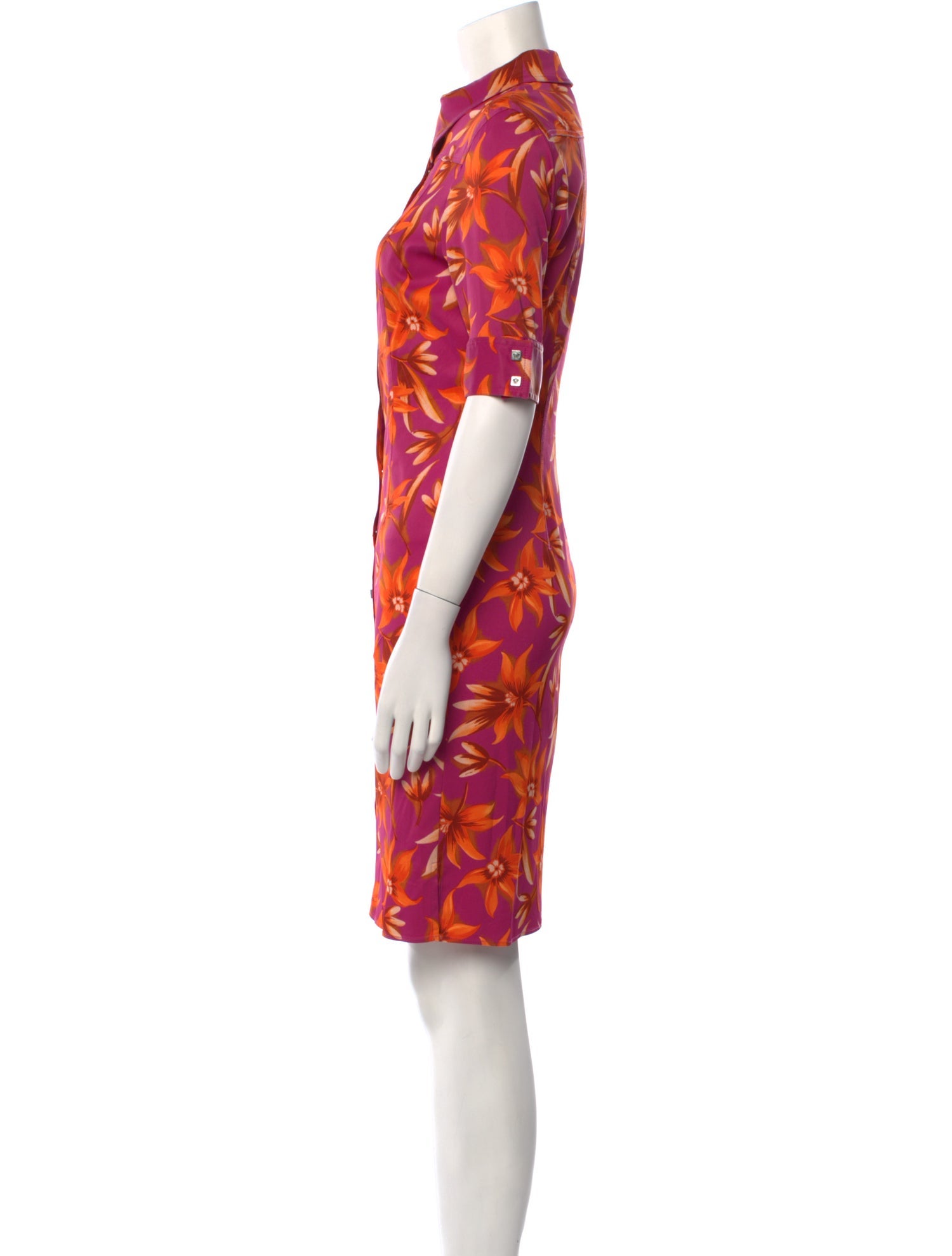 Versace Jeans Couture Printed Knee-Length Dress