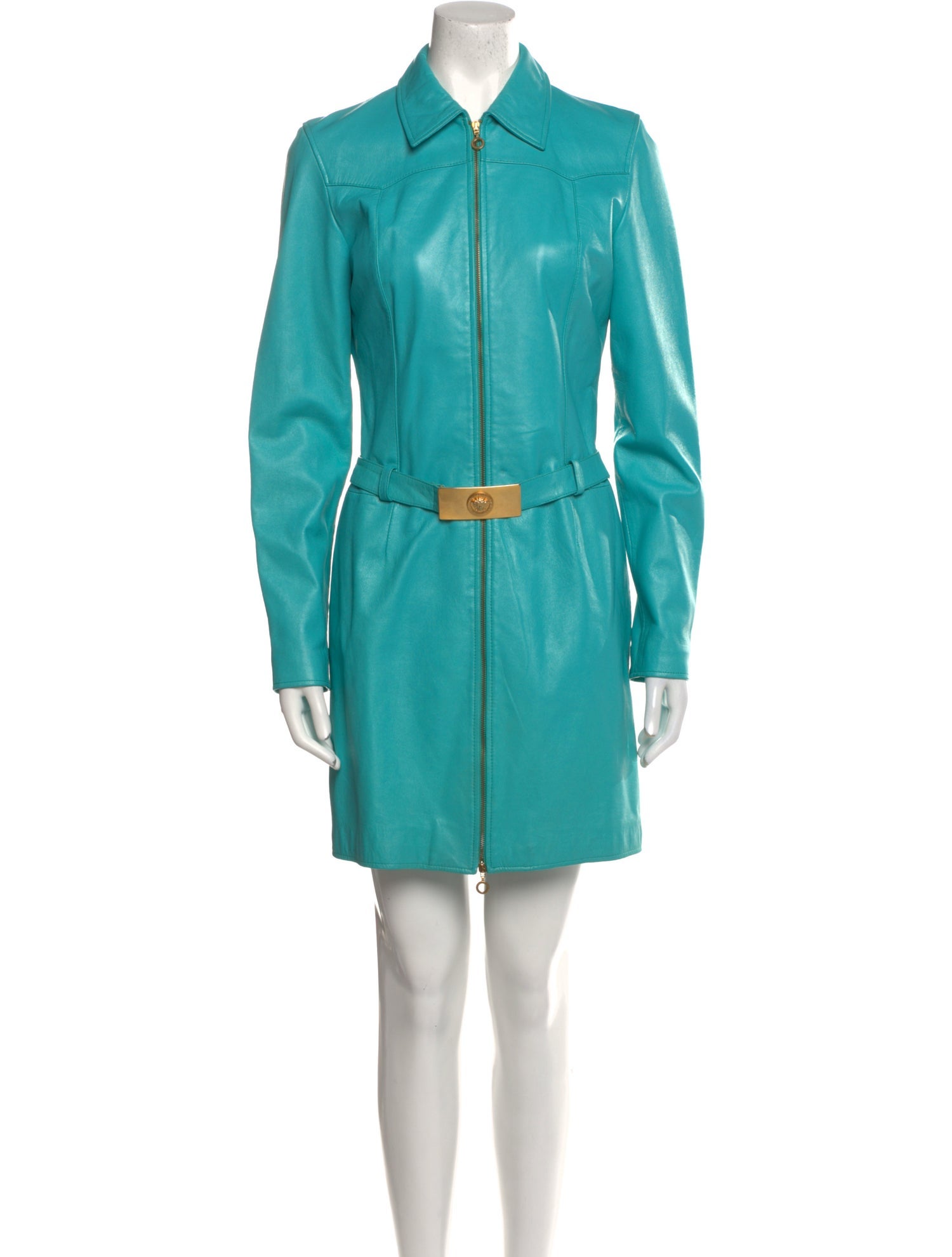 Versace Jeans Couture Leather Mini Dress