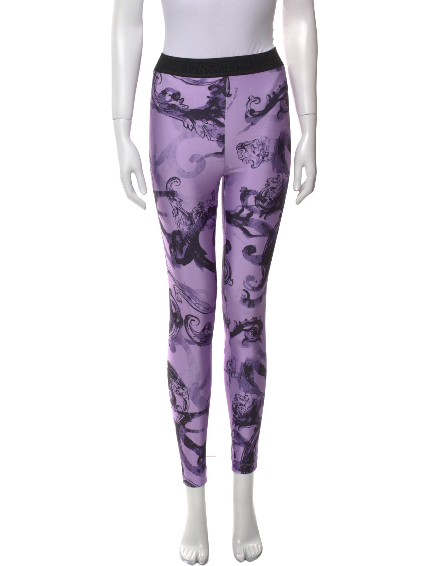 Versace Jeans Couture Printed Skinny Leg Pants w/ Tags