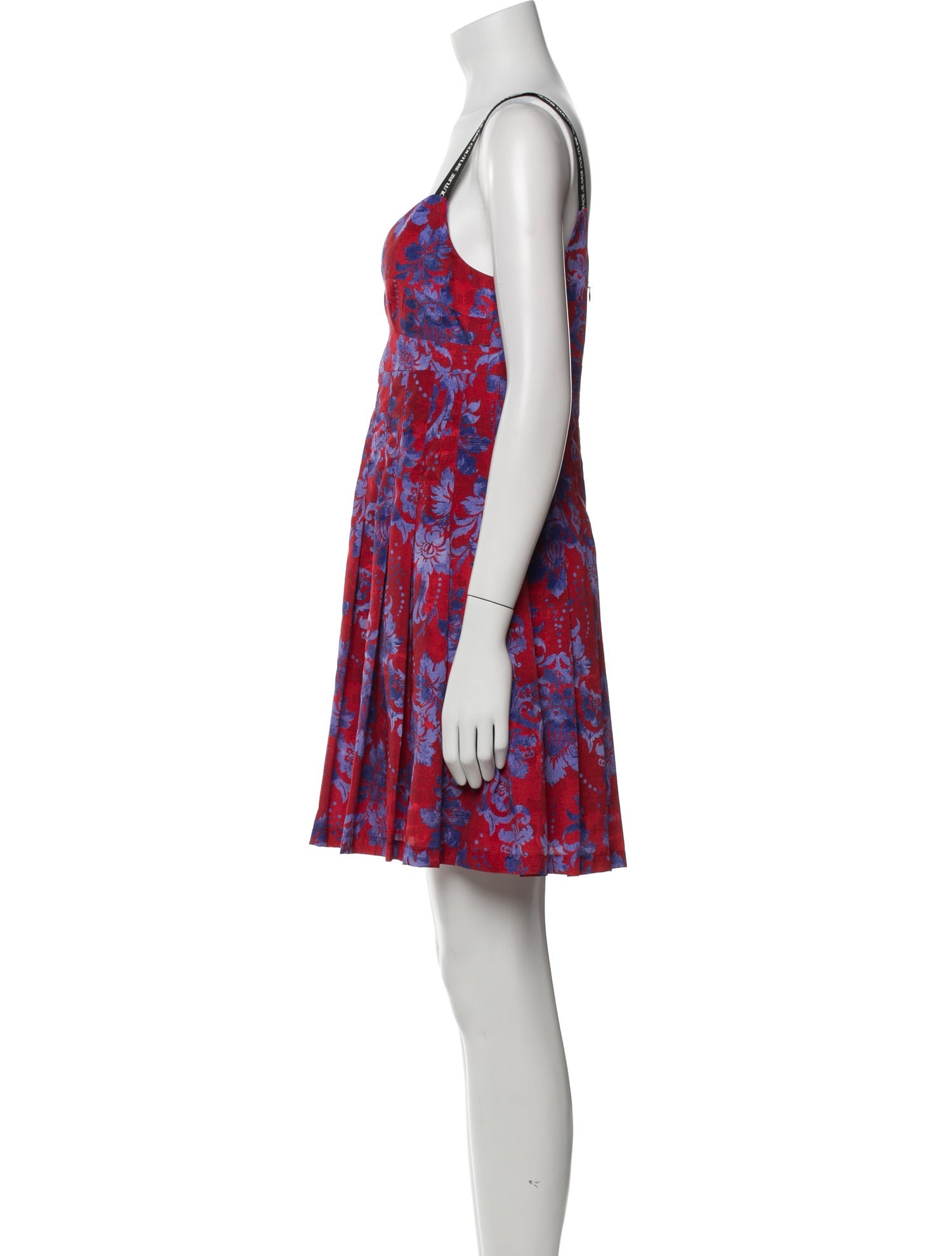 Versace Jeans Couture Floral Print Mini Dress