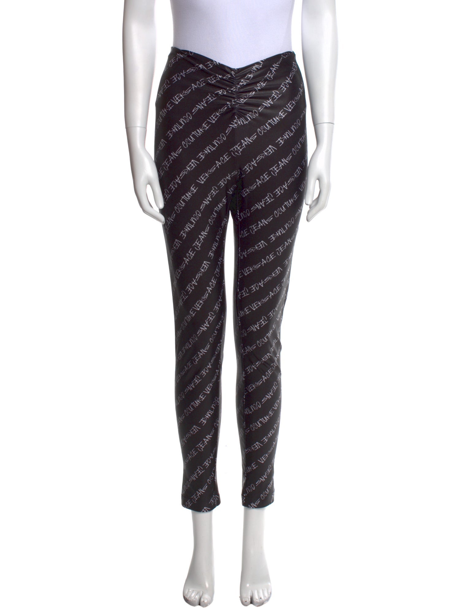 Versace Jeans Couture Printed Skinny Leg Pants