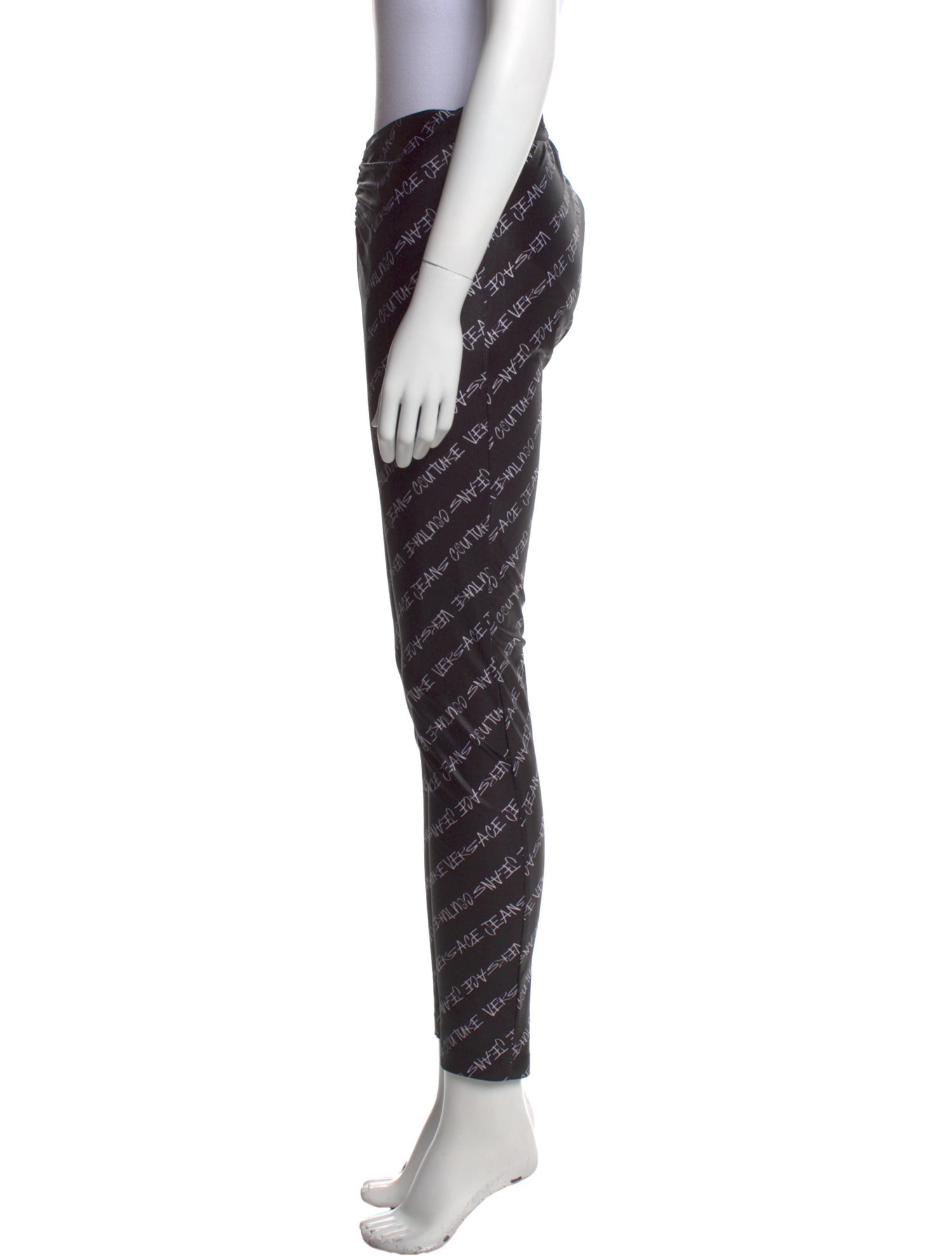 Versace Jeans Couture Printed Skinny Leg Pants