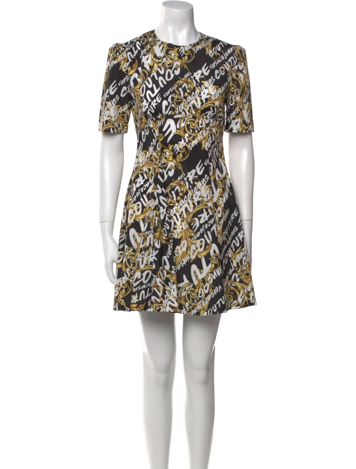 Versace Jeans Couture Printed Mini Dress