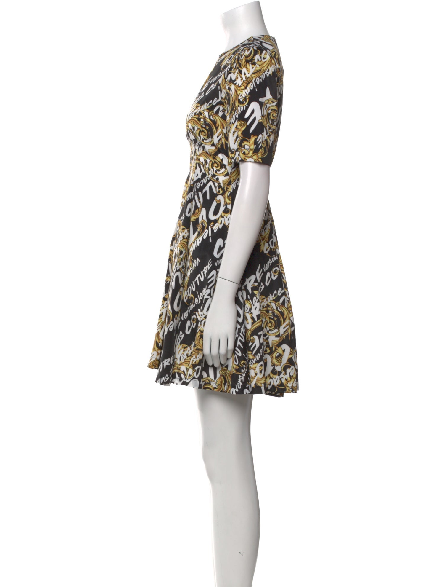 Versace Jeans Couture Printed Mini Dress