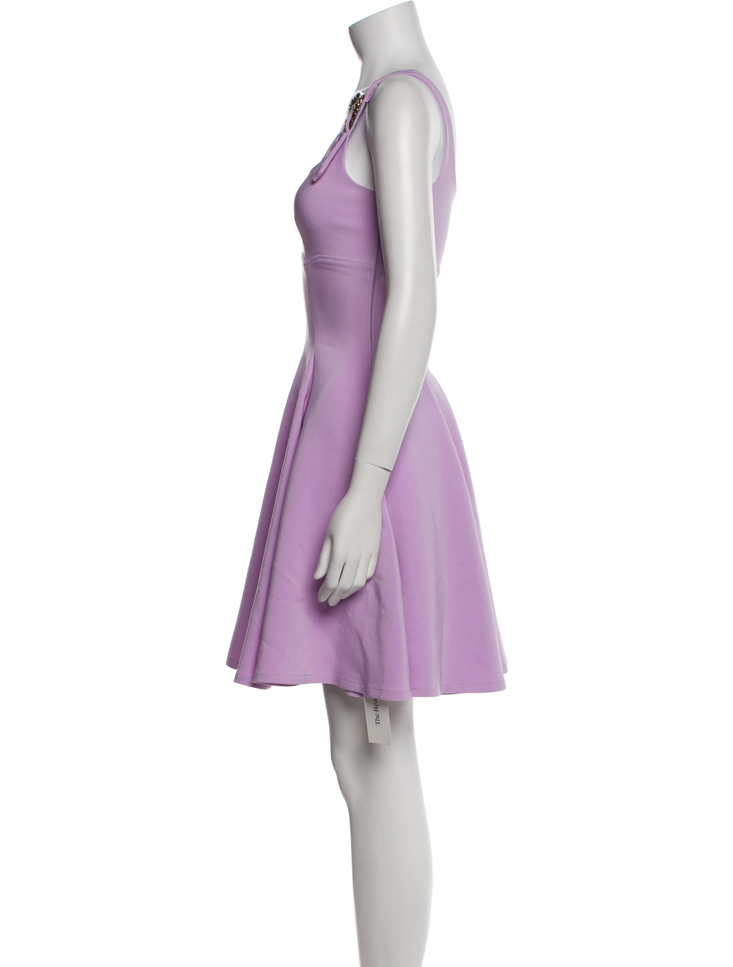 Versace Jeans Couture Square Neckline Mini Dress