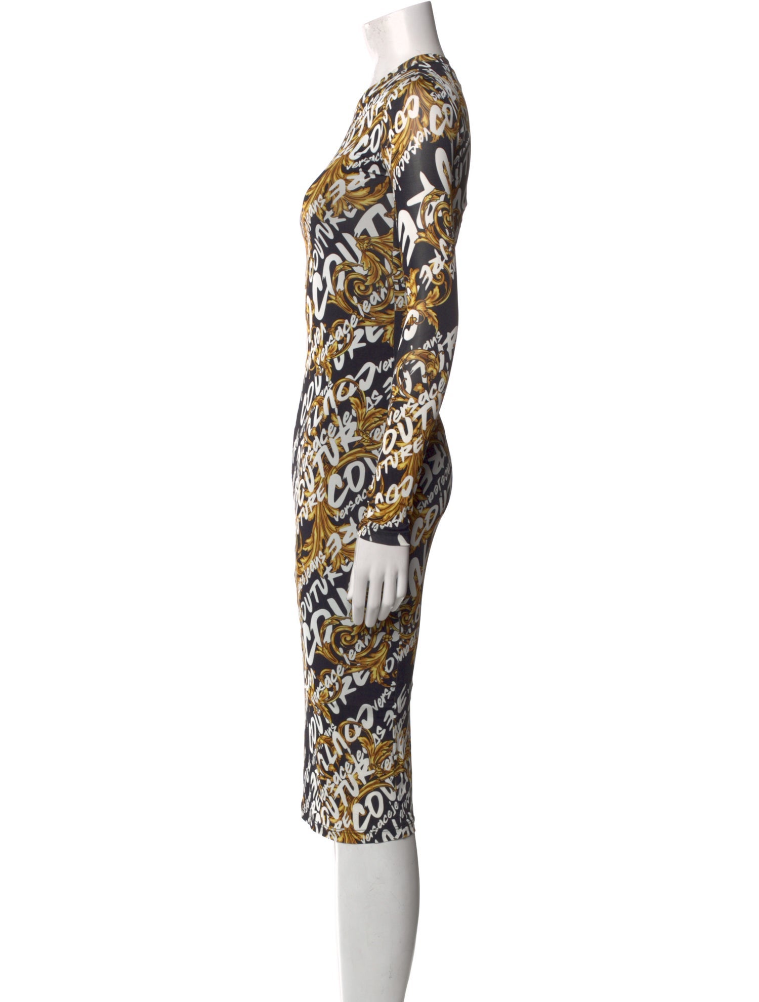 Versace Jeans Couture Printed Knee-Length Dress