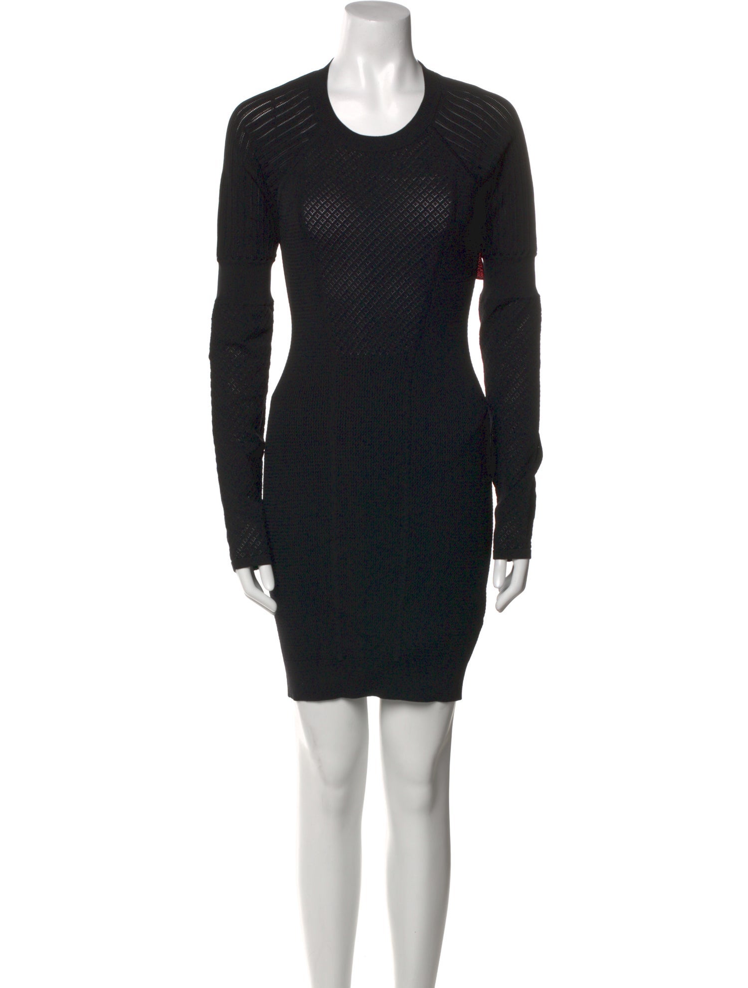 Versace Jeans Couture Crew Neck Mini Dress