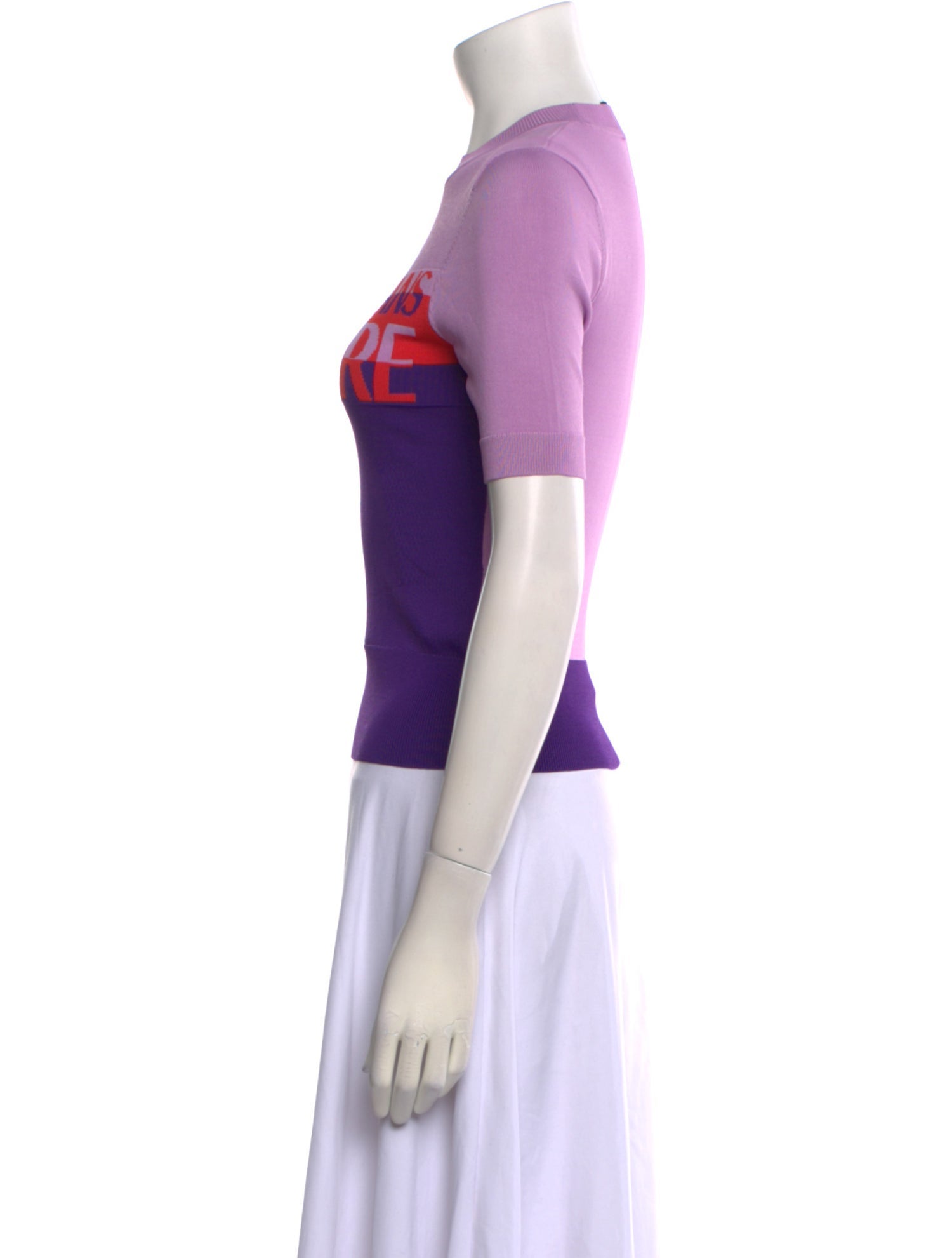 Versace Jeans Couture Graphic Print Crew Neck T-Shirt