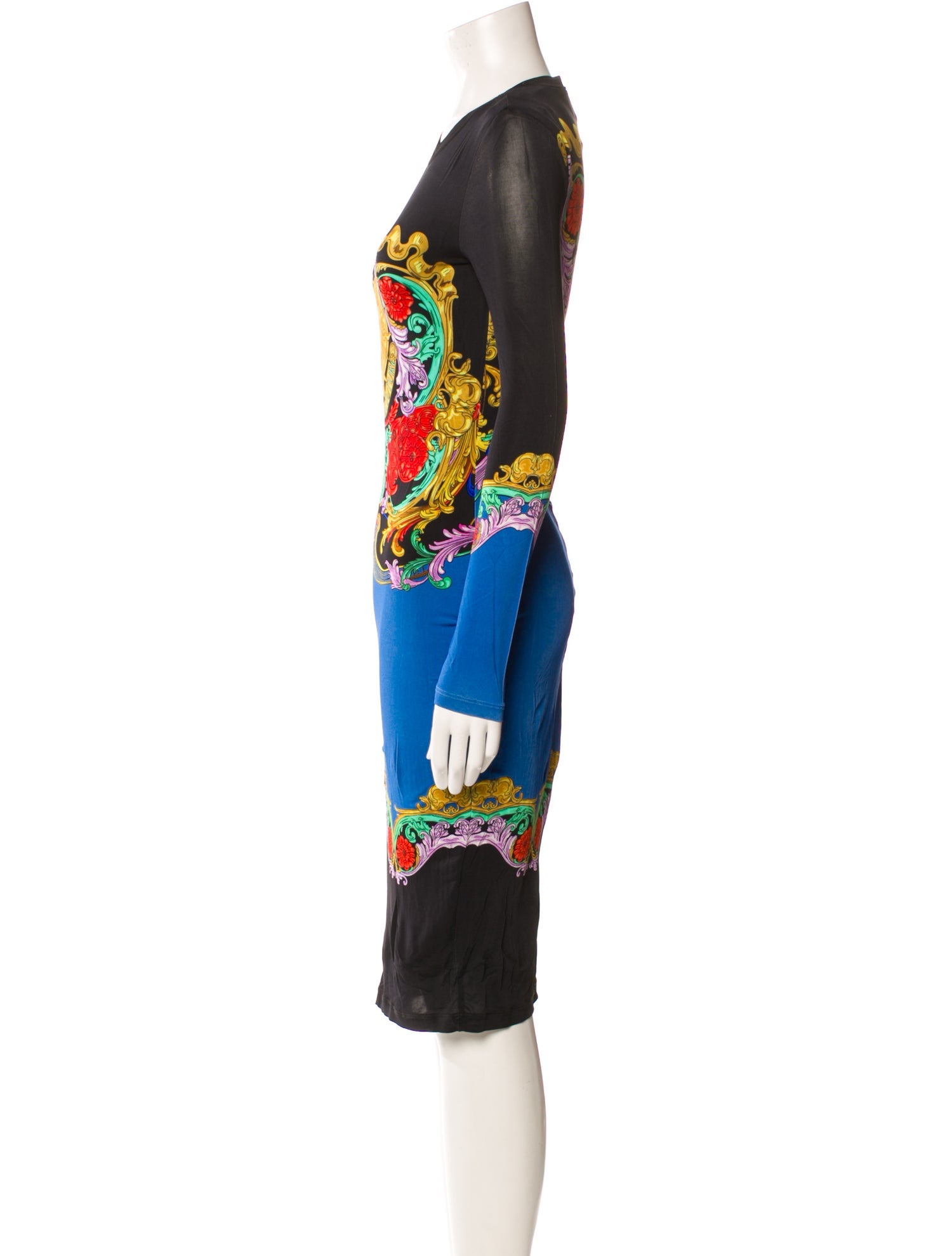 Versace Jeans Couture Printed Knee-Length Dress