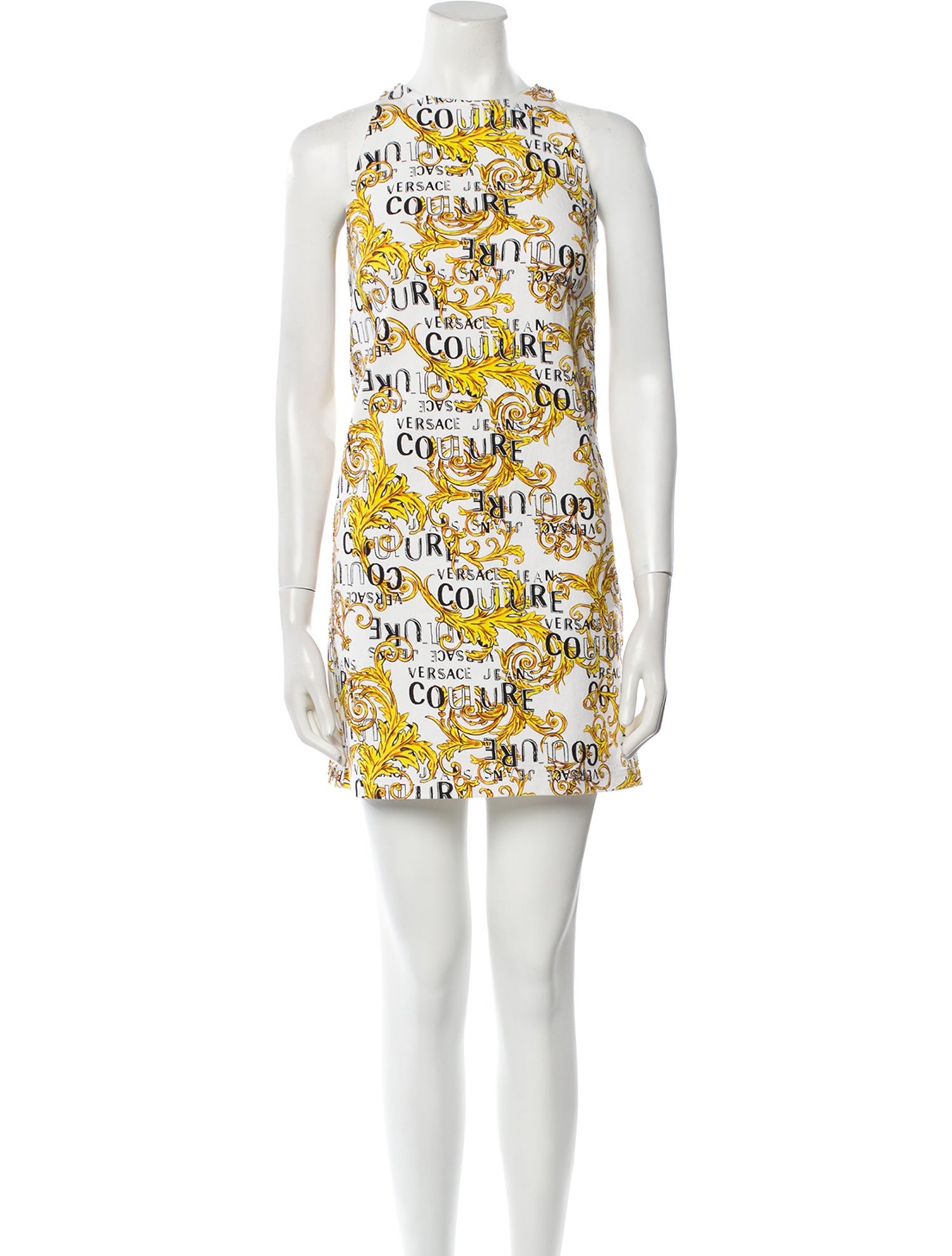 Versace Jeans Couture Silk Mini Dress