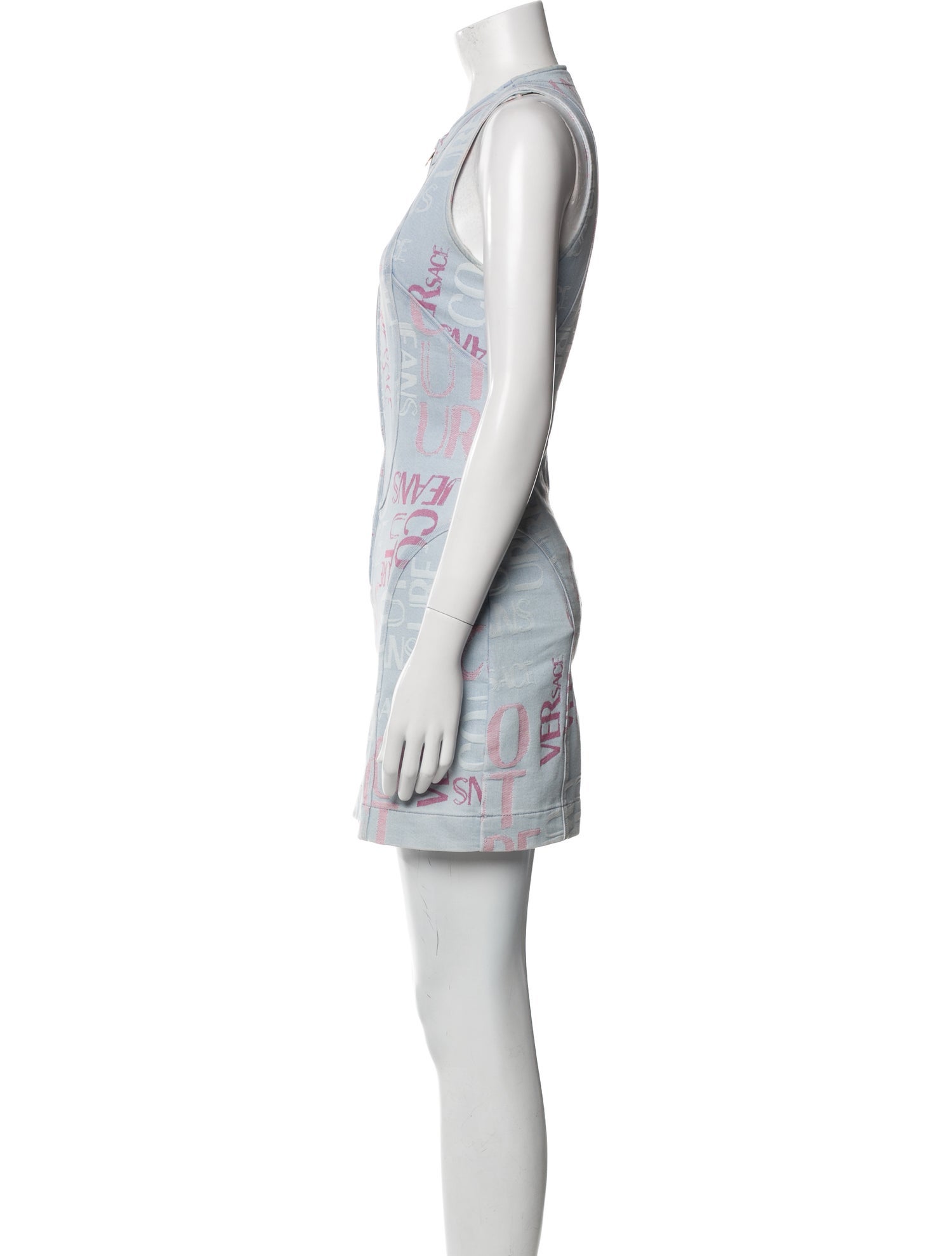 Versace Jeans Couture Printed Mini Dress