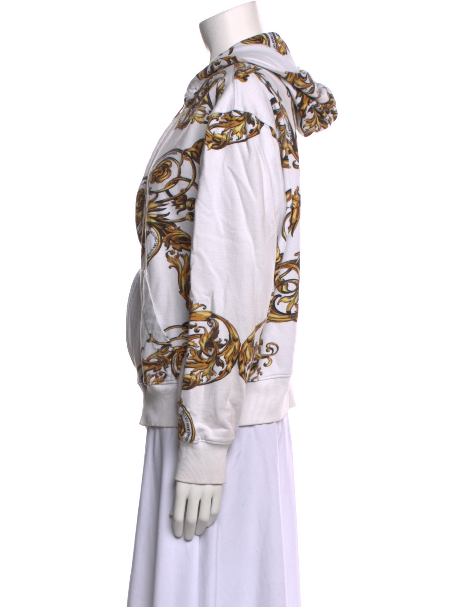 Versace Jeans Couture Printed Mock Neck Sweatshirt