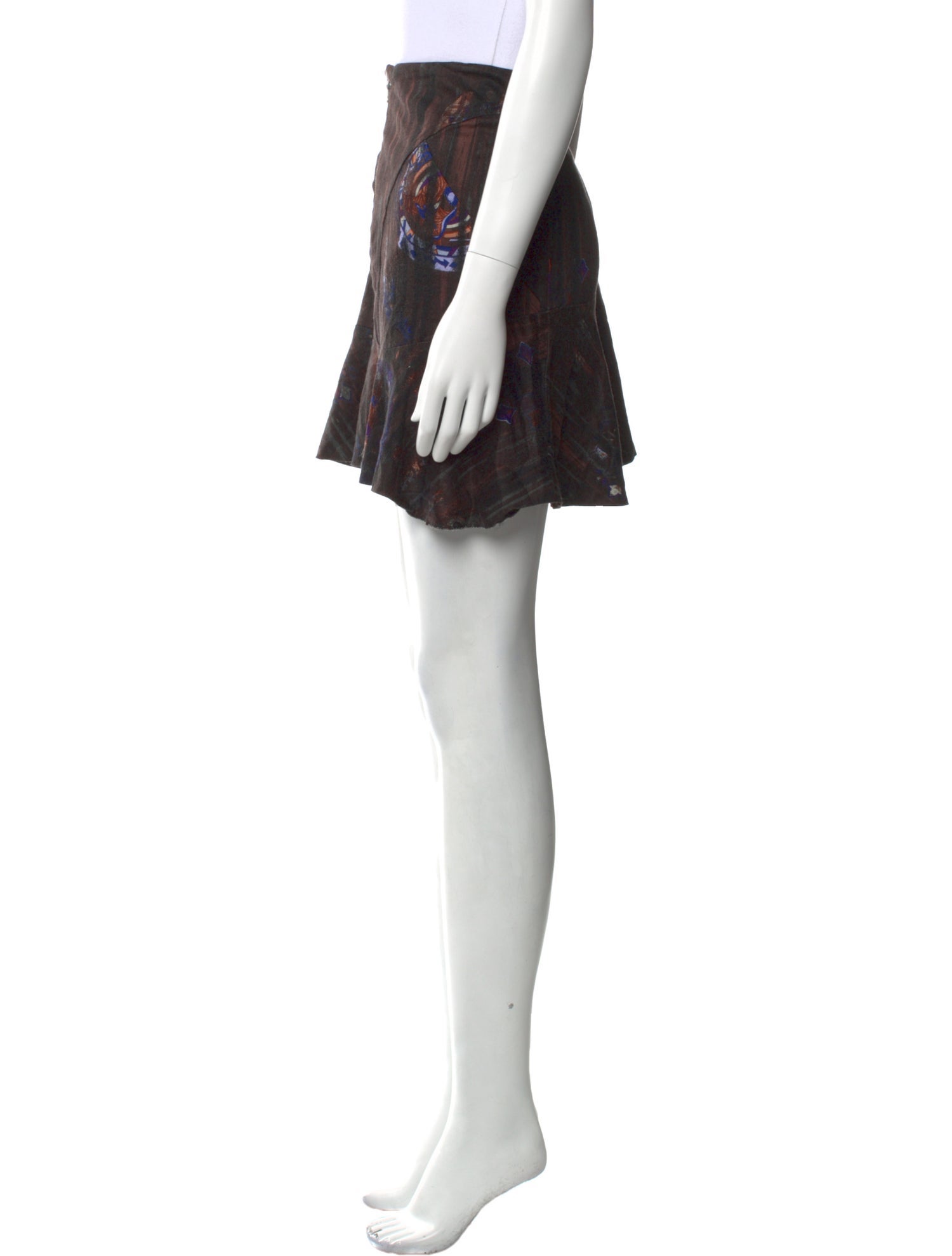 Versace Jeans Couture Printed Mini Skirt