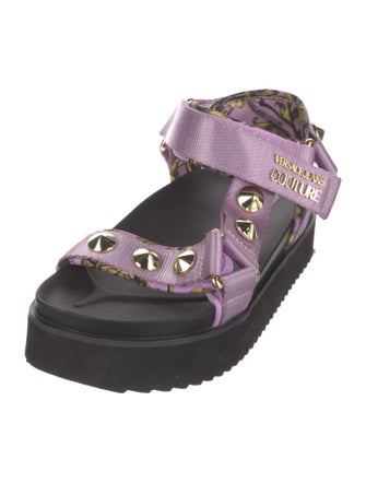 Versace Jeans Couture Patterned Espadrilles