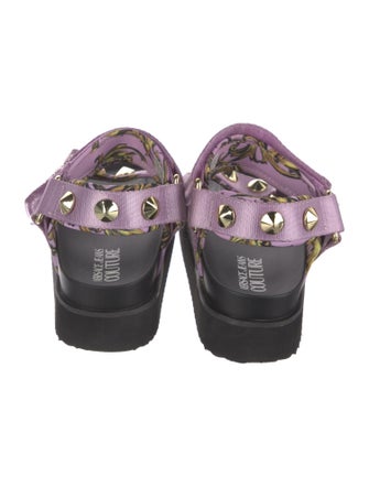 Versace Jeans Couture Patterned Espadrilles