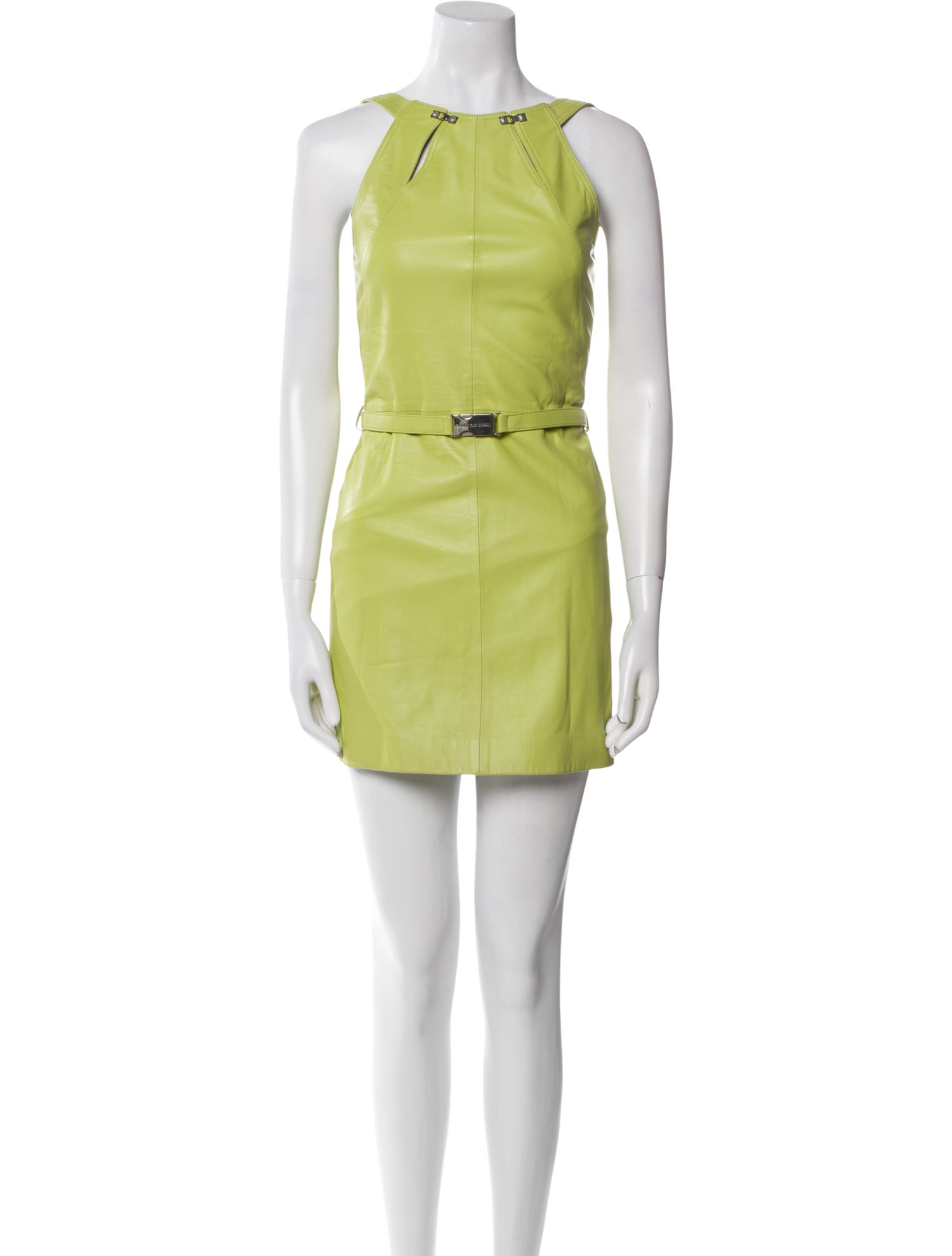 Versace Jeans Couture Leather Mini Dress