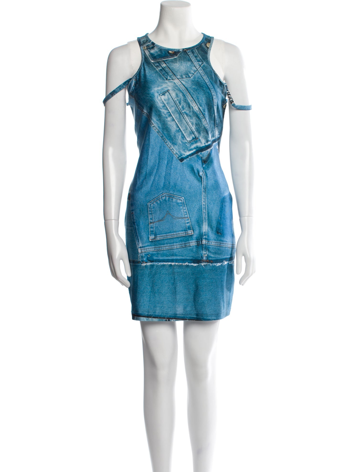 Versace Jeans Couture Printed Mini Dress