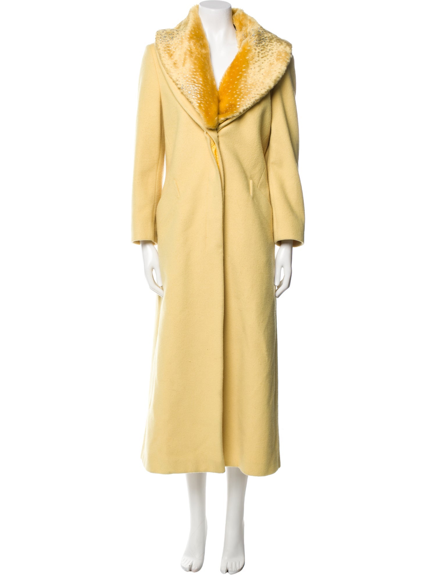 Versace Jeans Couture Vintage 2000's Faux Fur Coat